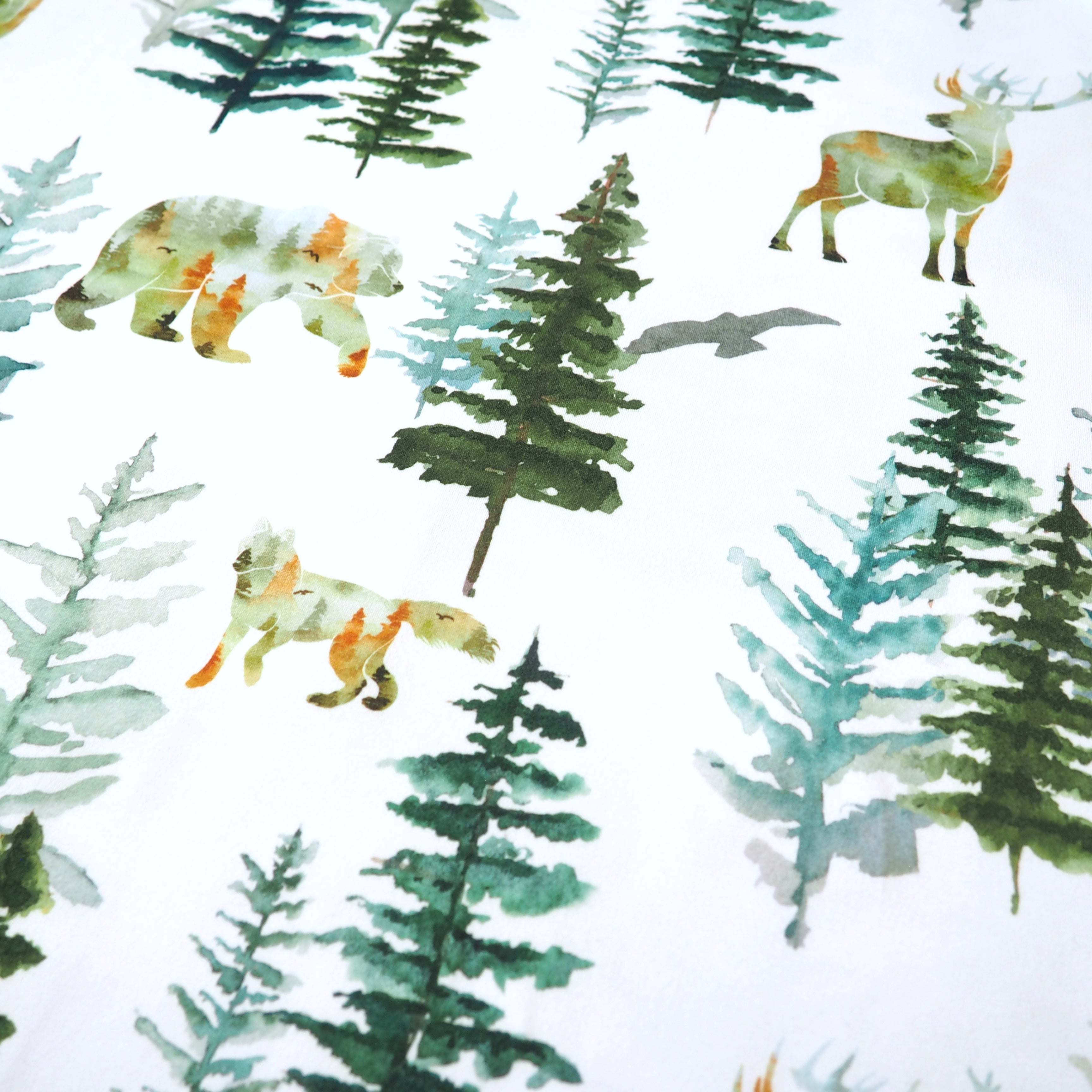 In The Woods Fitted Crib Sheet