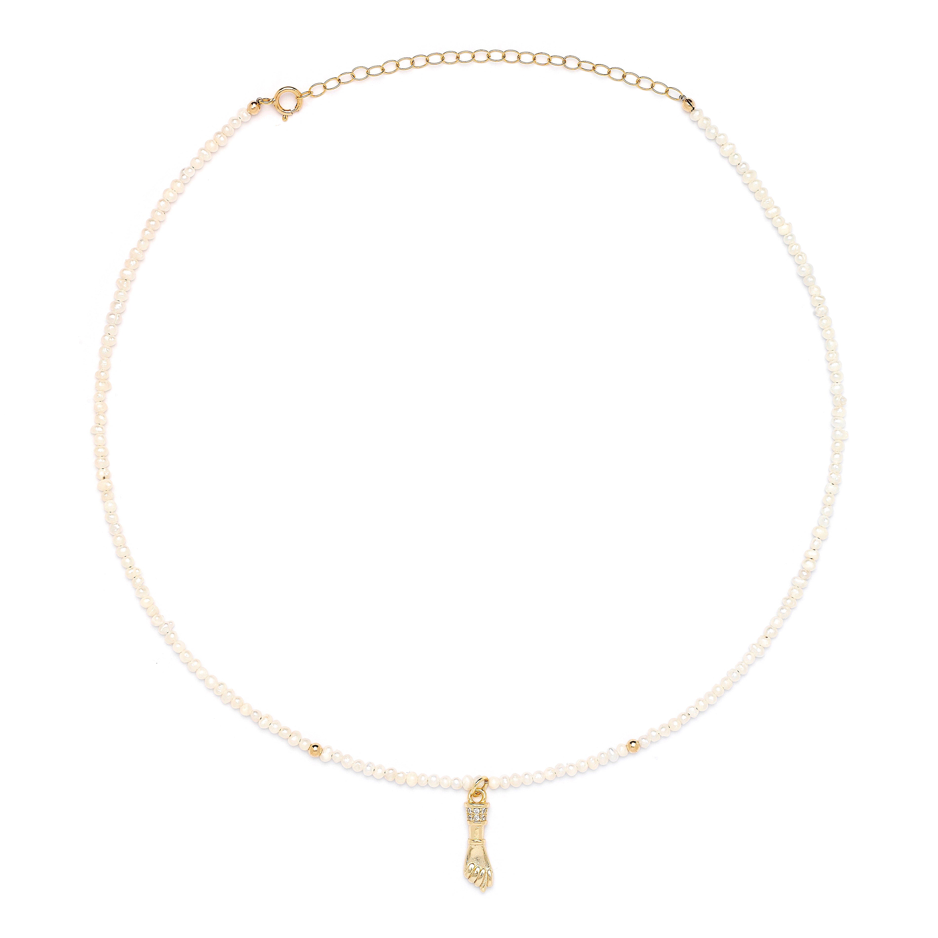 Freshwater Baroque Pearl Figa Necklace