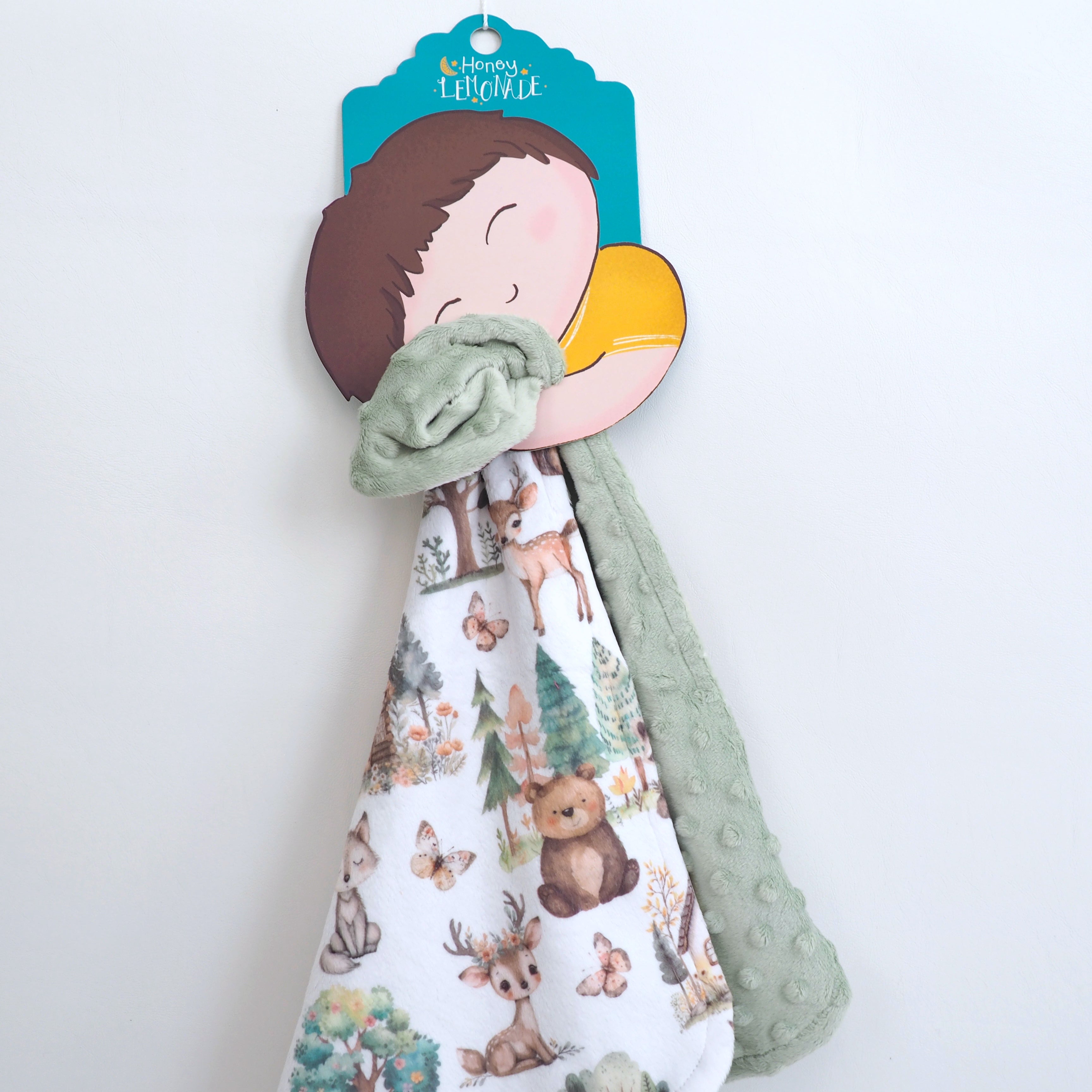 Mini Minky Blanket Woodsy Woodland