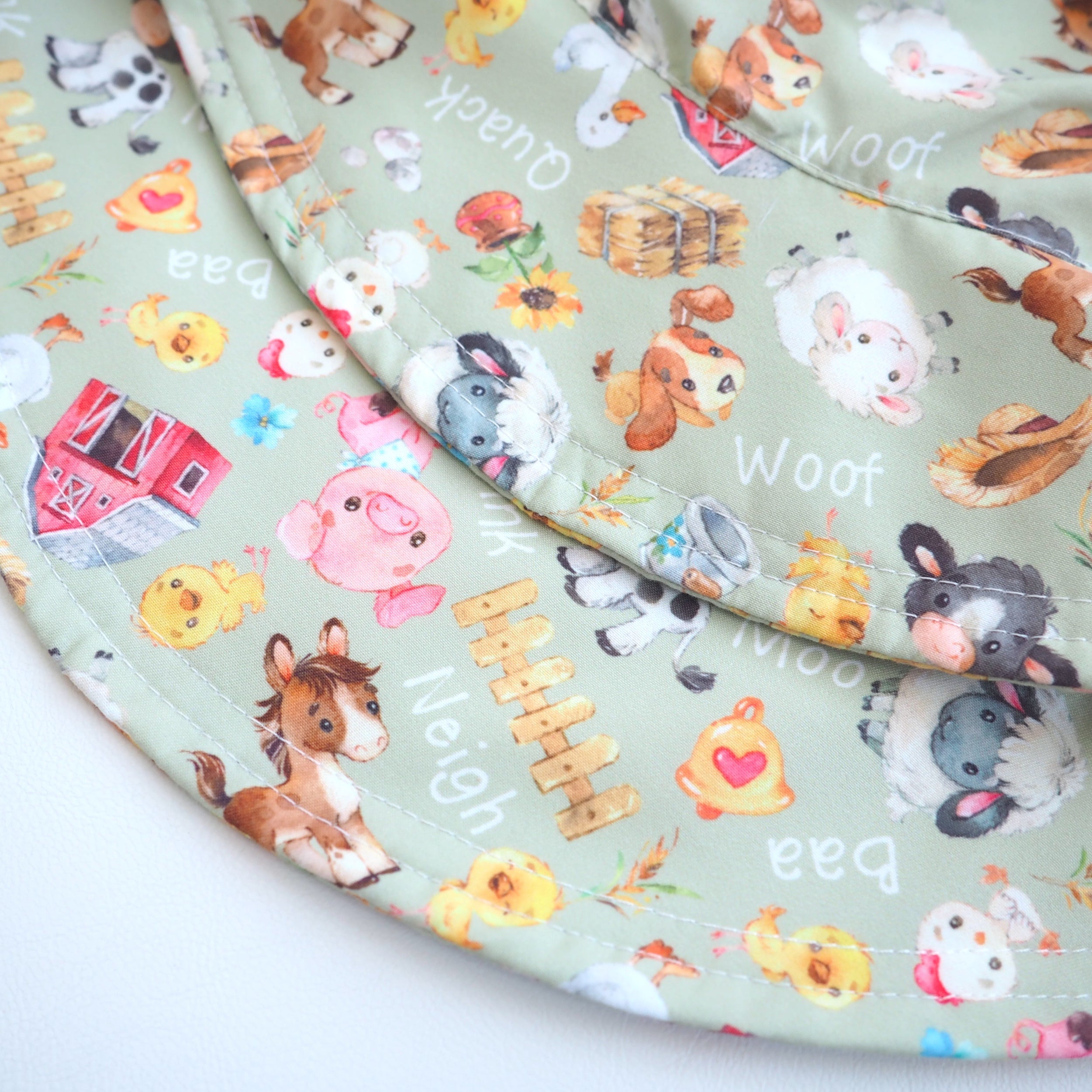 Baby & Kids Sun Hat - Farm Melody