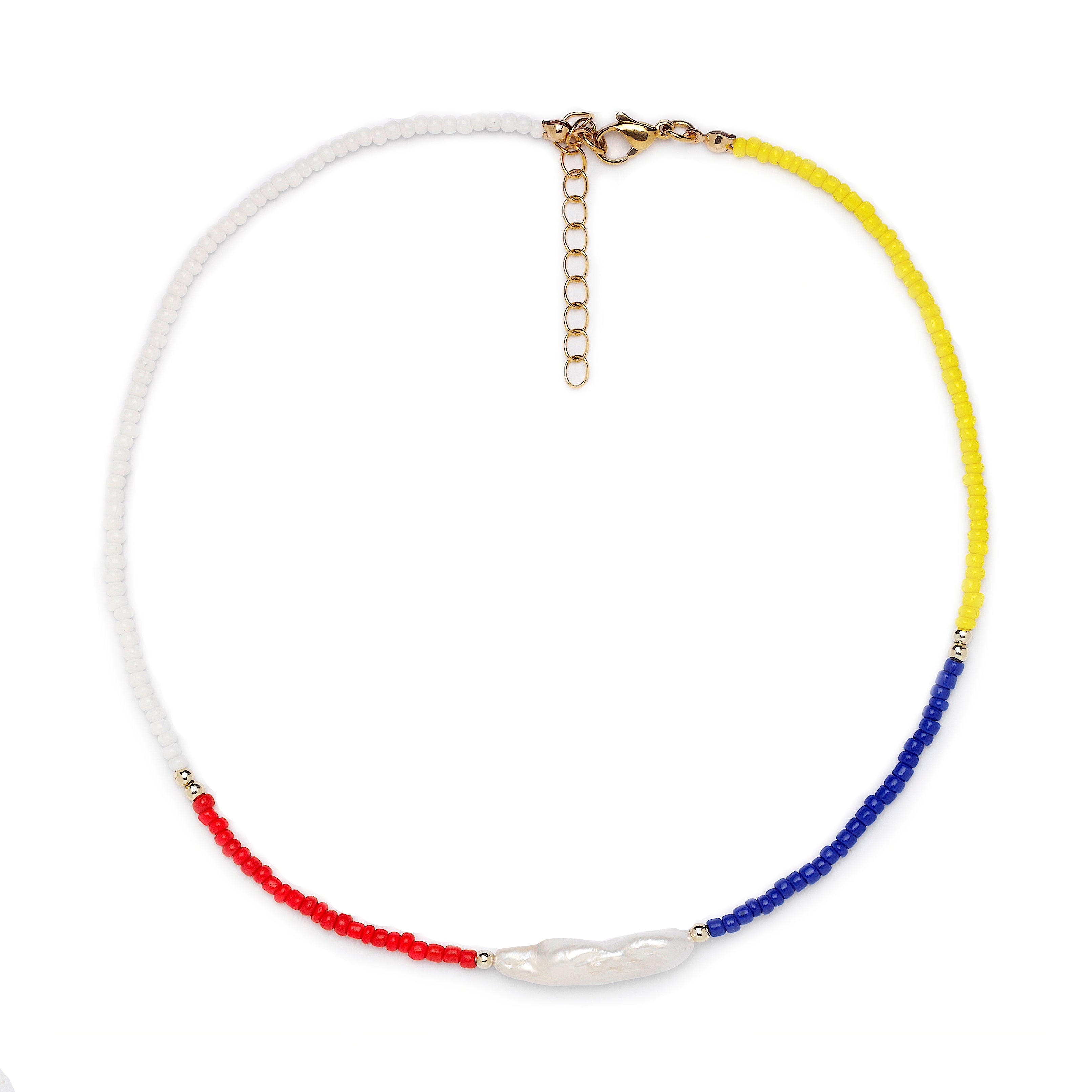 Raven Pearl Beaded Choker