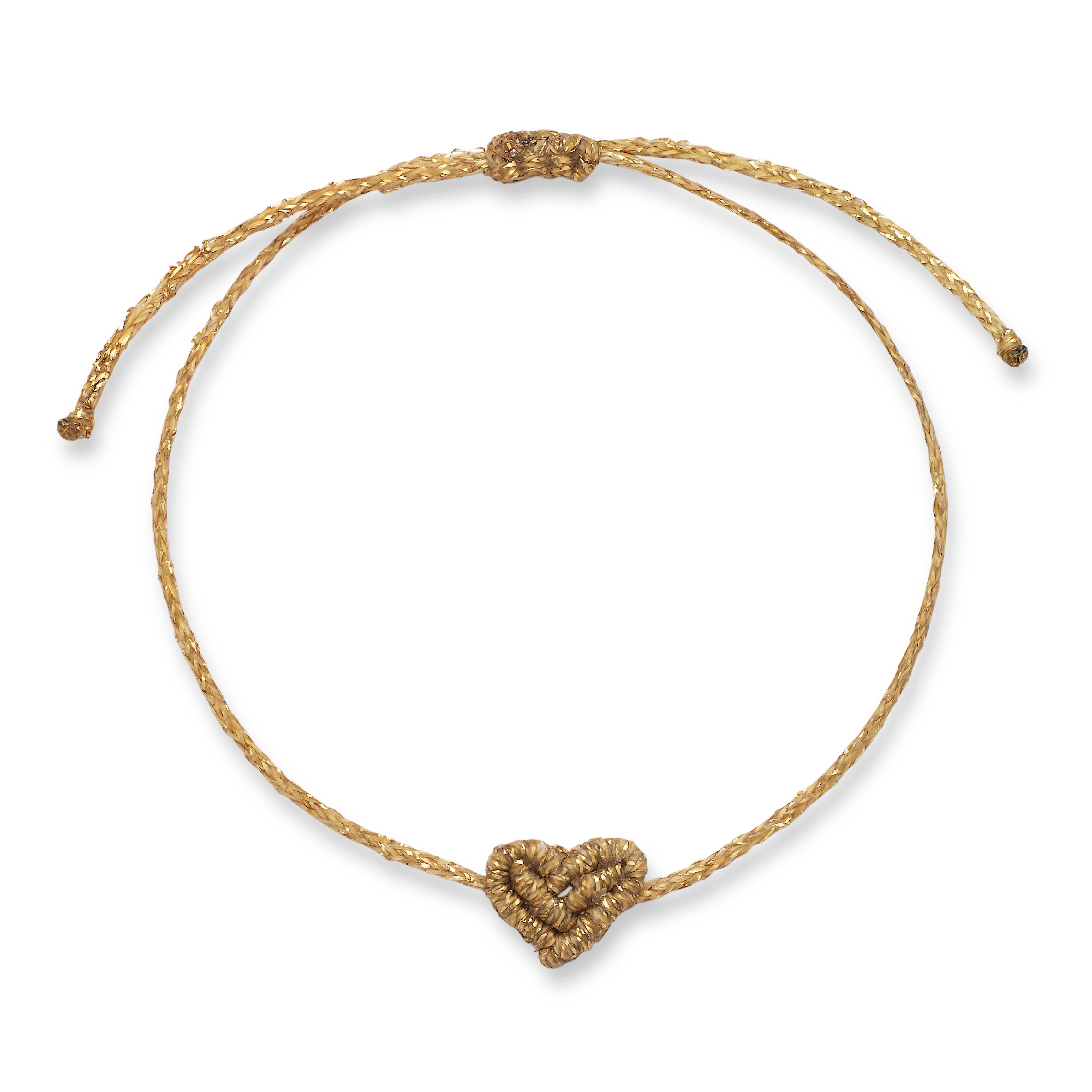 Kids Mini Metallic Heart Bracelet