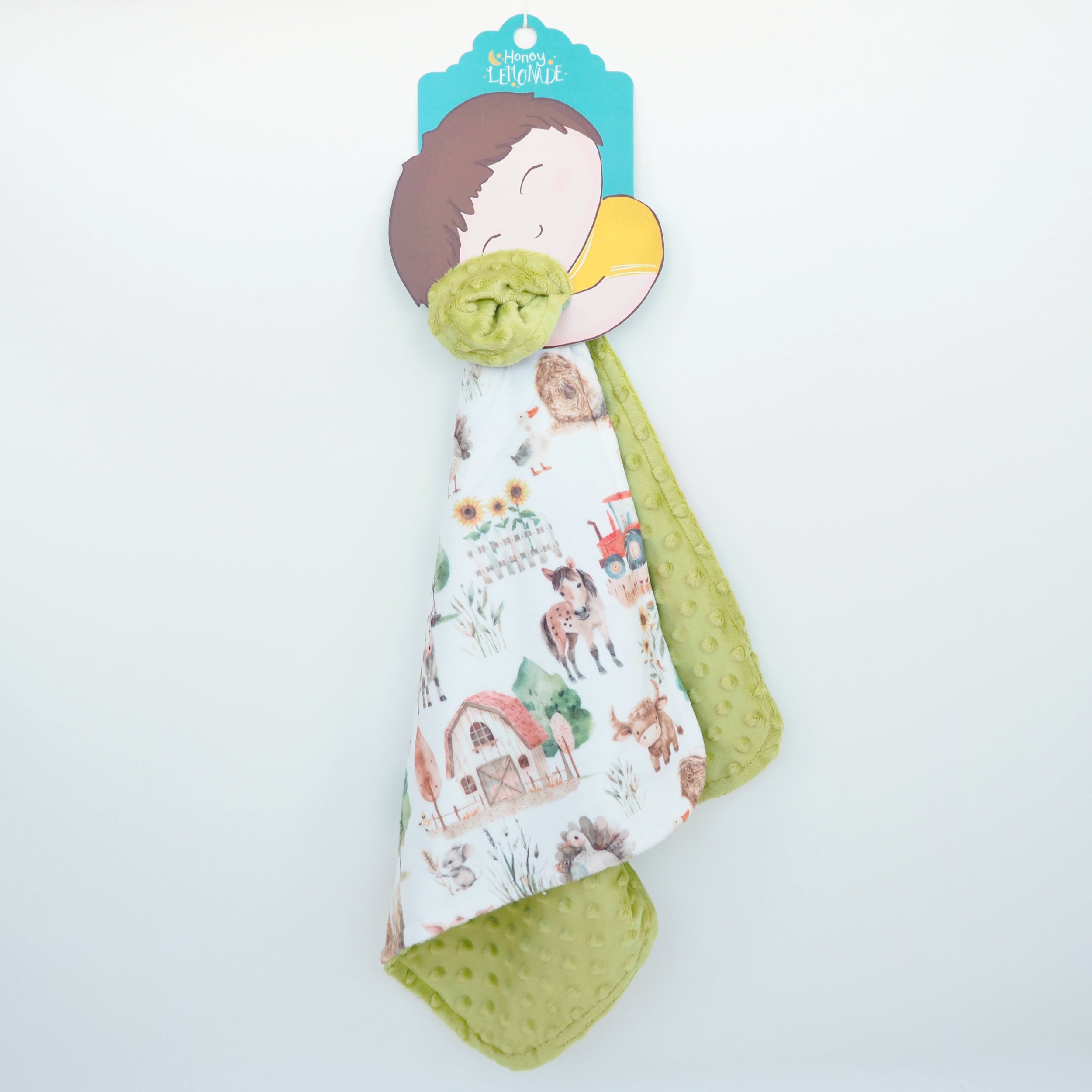 Mini Minky Blanket Farm Life