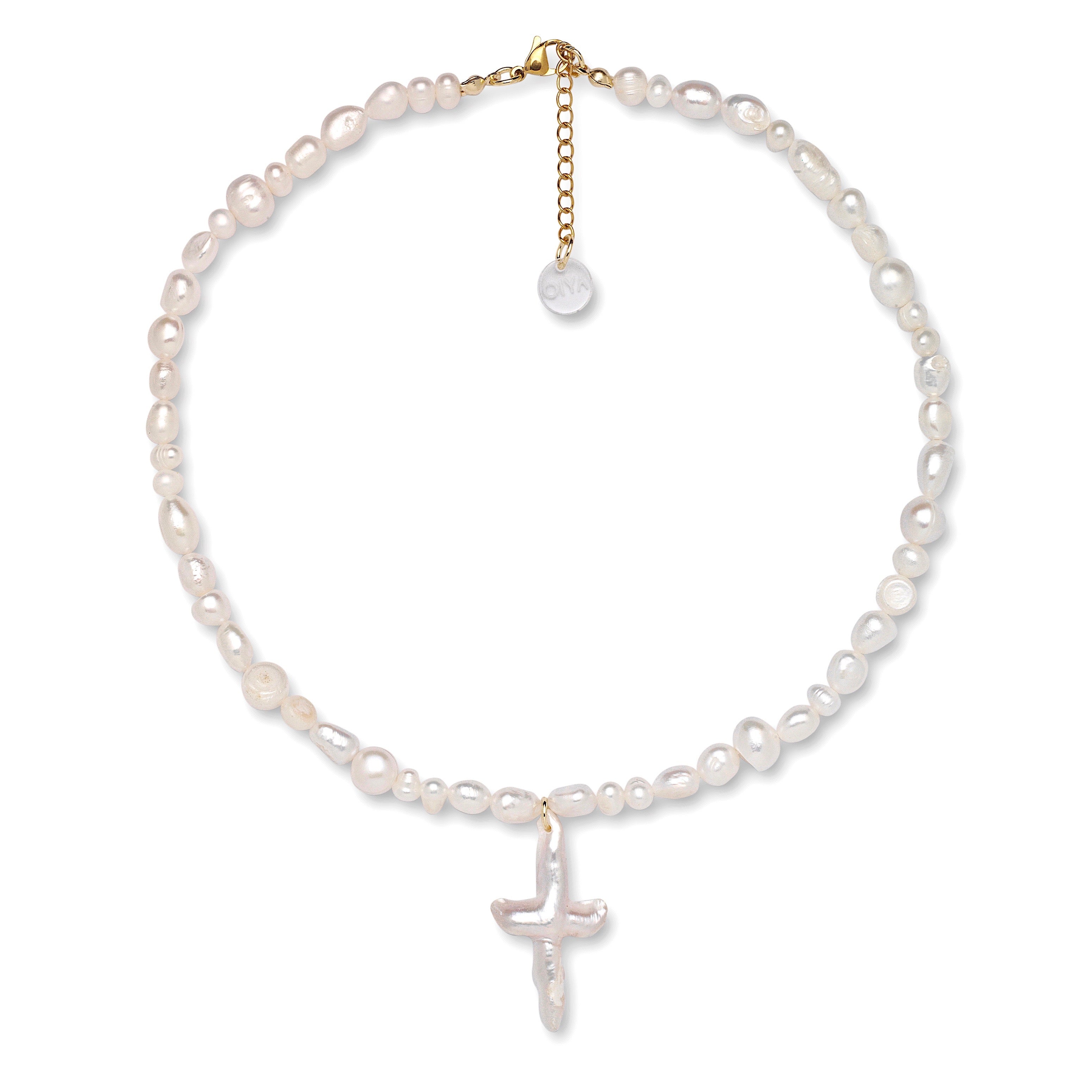 Faith Raw Pearl Choker