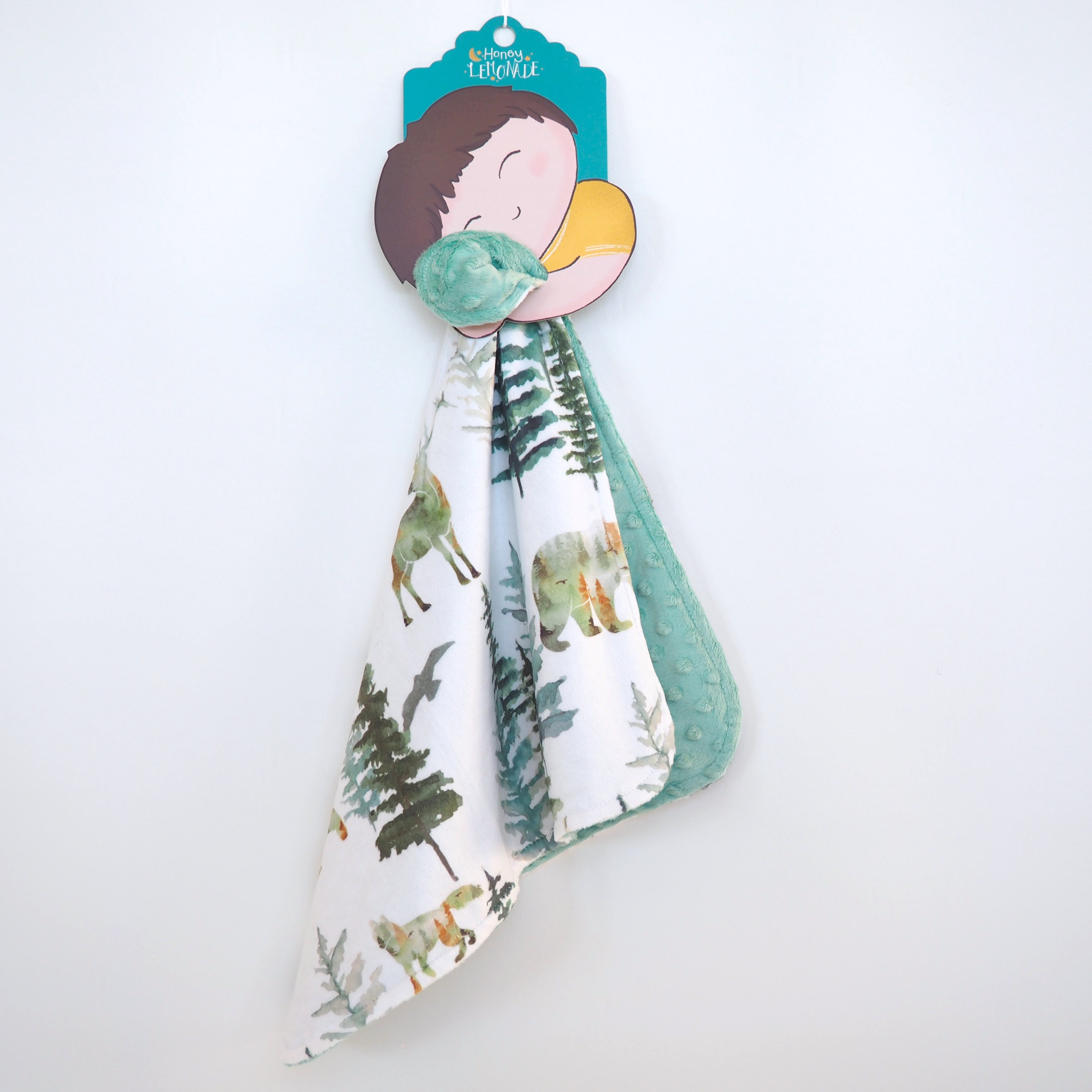 Mini Minky Blanket In The Woods