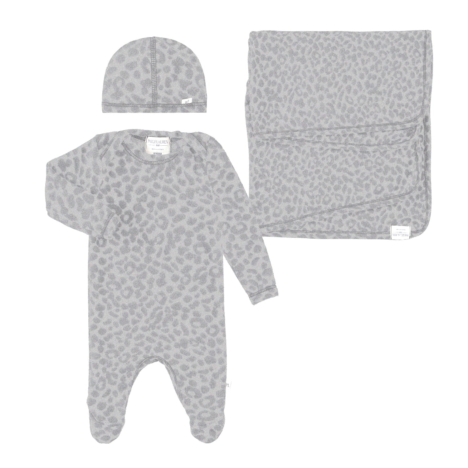 Brushed Hacci Animal Newborn Essentials Set