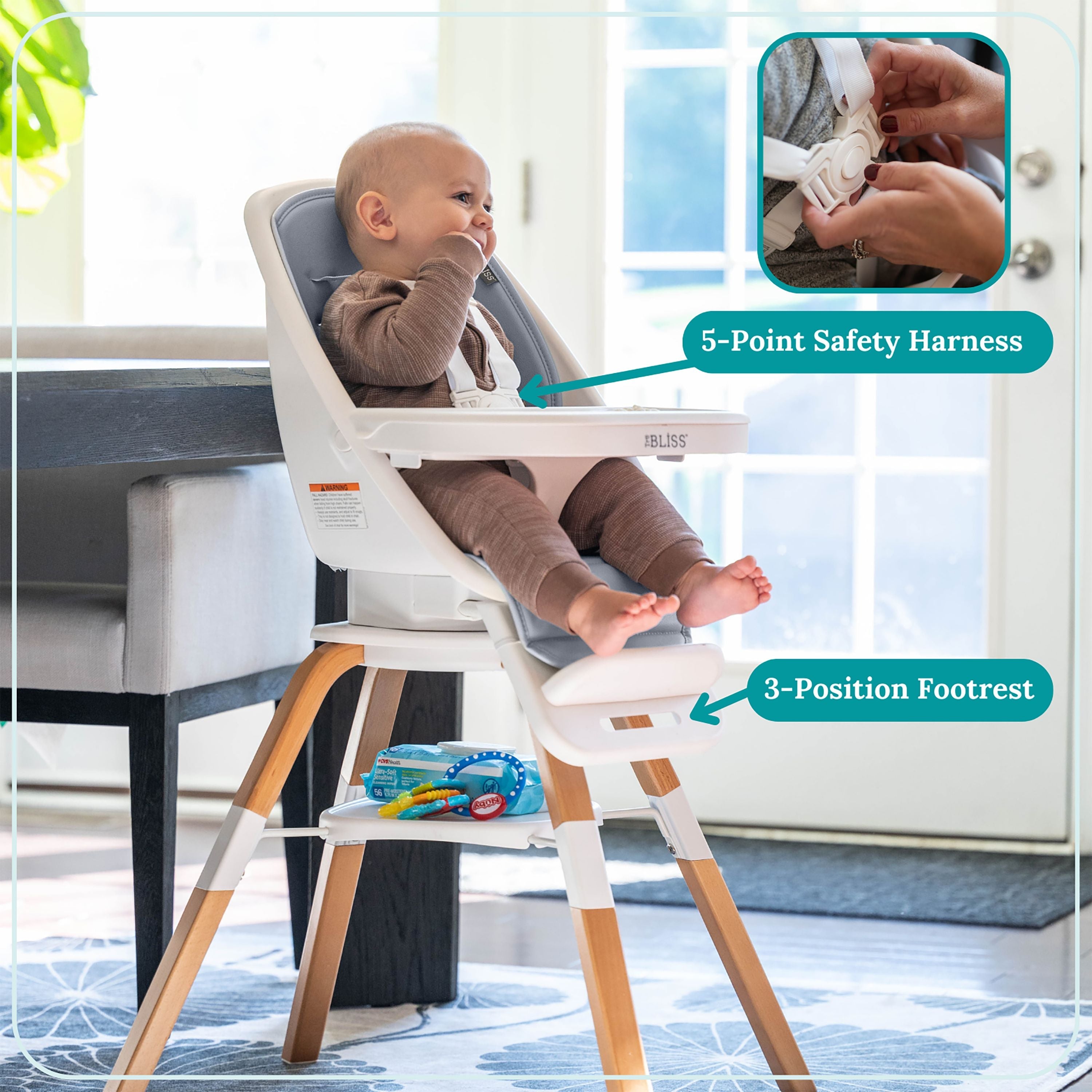 Trubliss Turn-a-tot Highchair