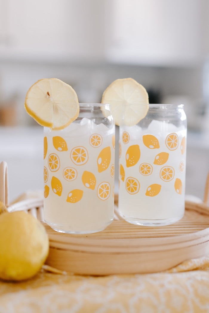 Lemon Can Glass