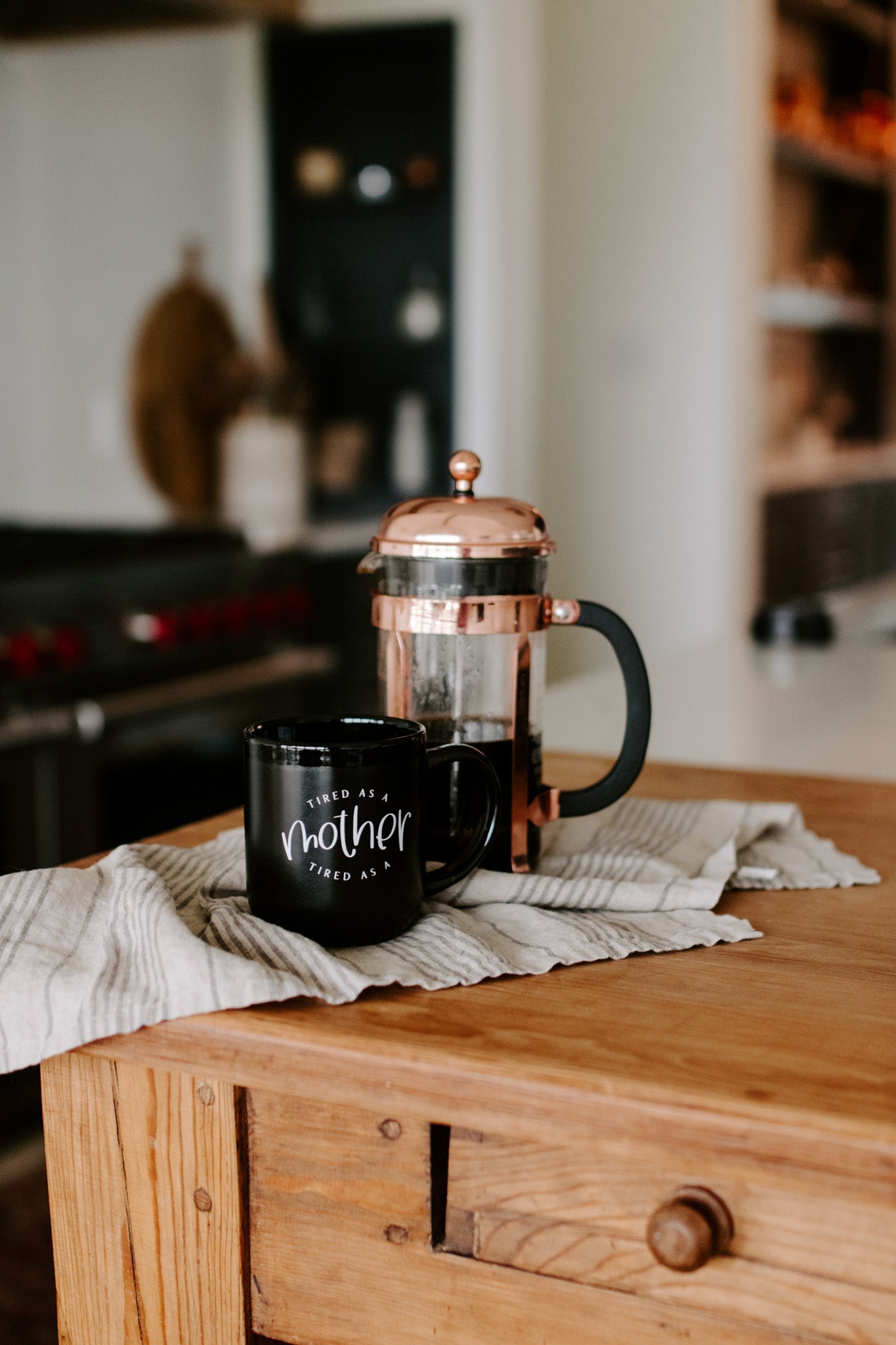 Tired As A Mother Mug - Tired Only