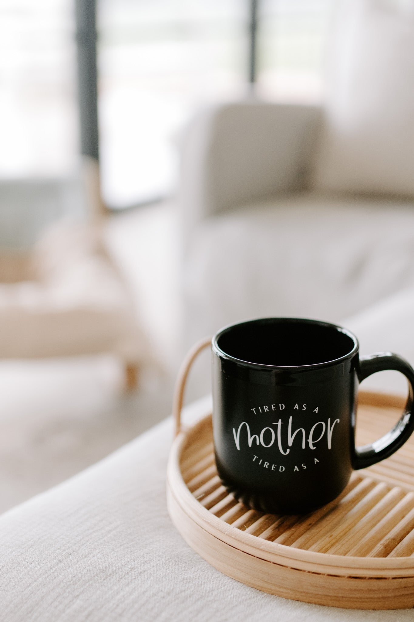 Tired As A Mother Mug - Tired Only