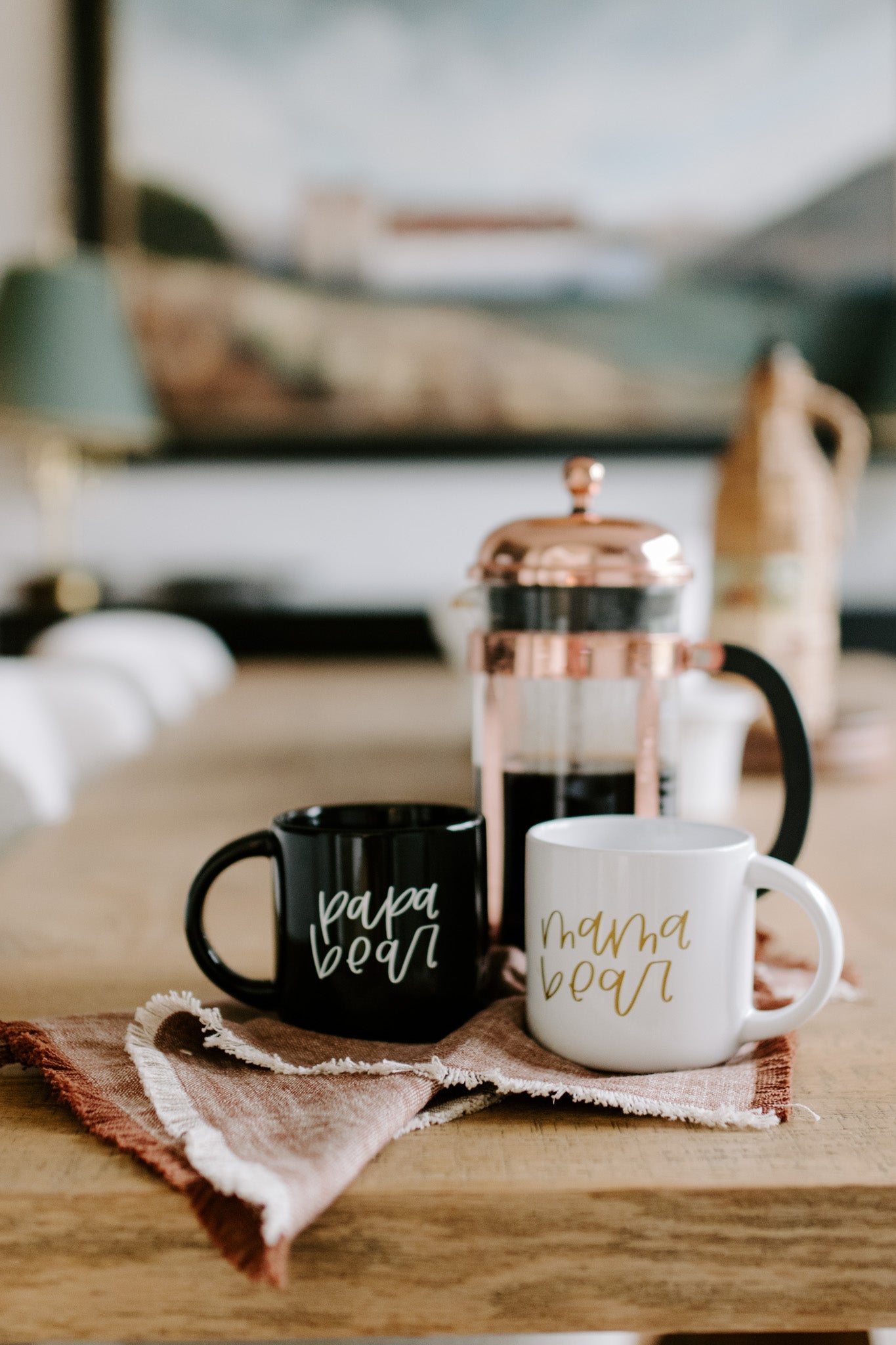 Mama Bear + Papa Bear Mug Set - New