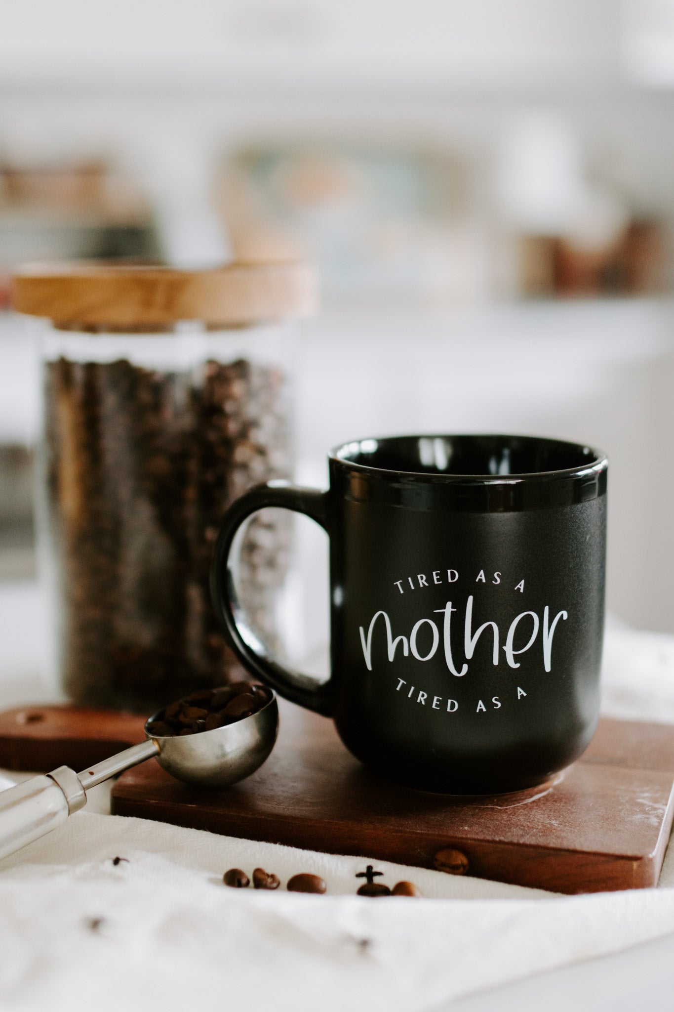 Strong/tired As A Mother Dual Sided Mug - New