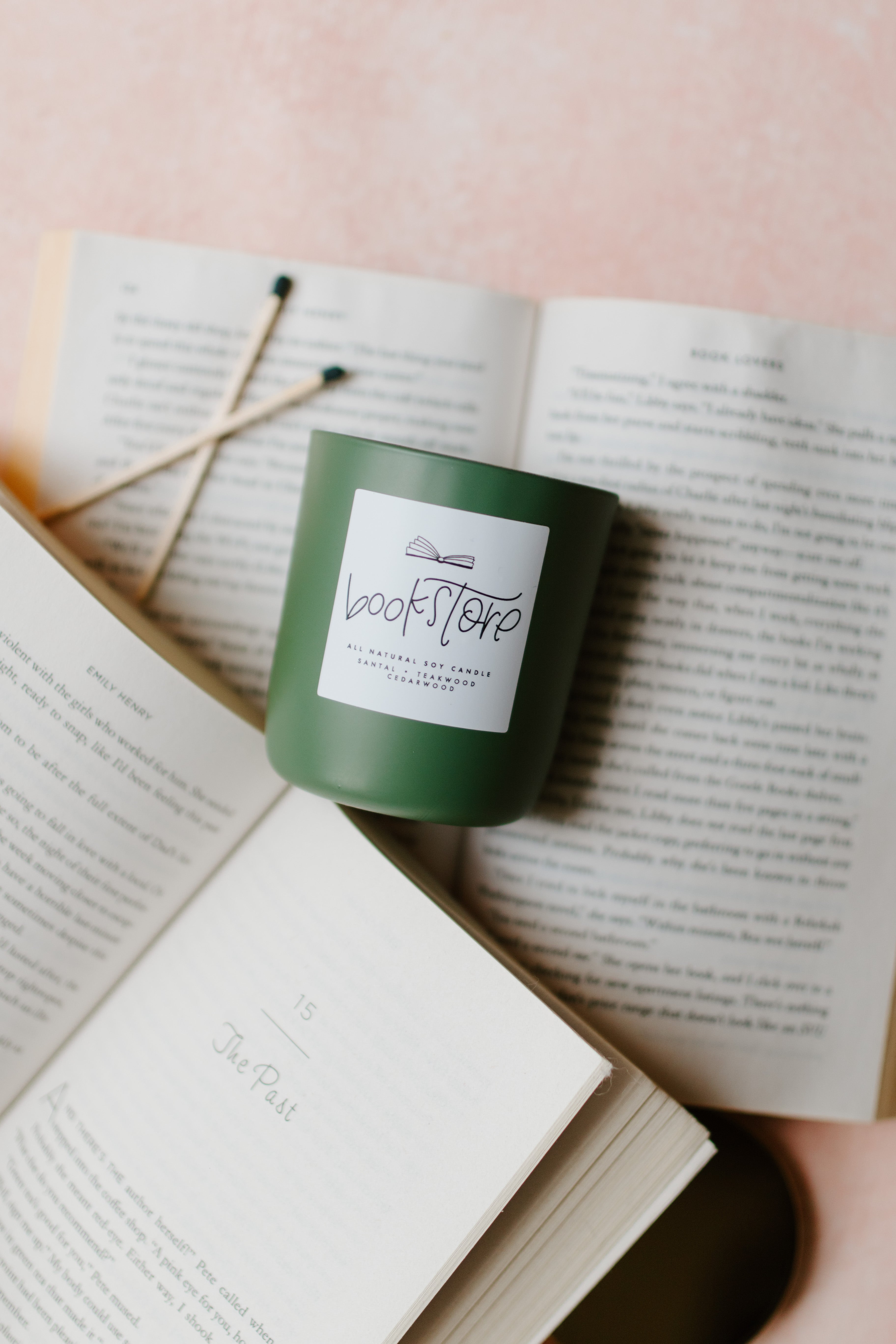 Bookstore Candle