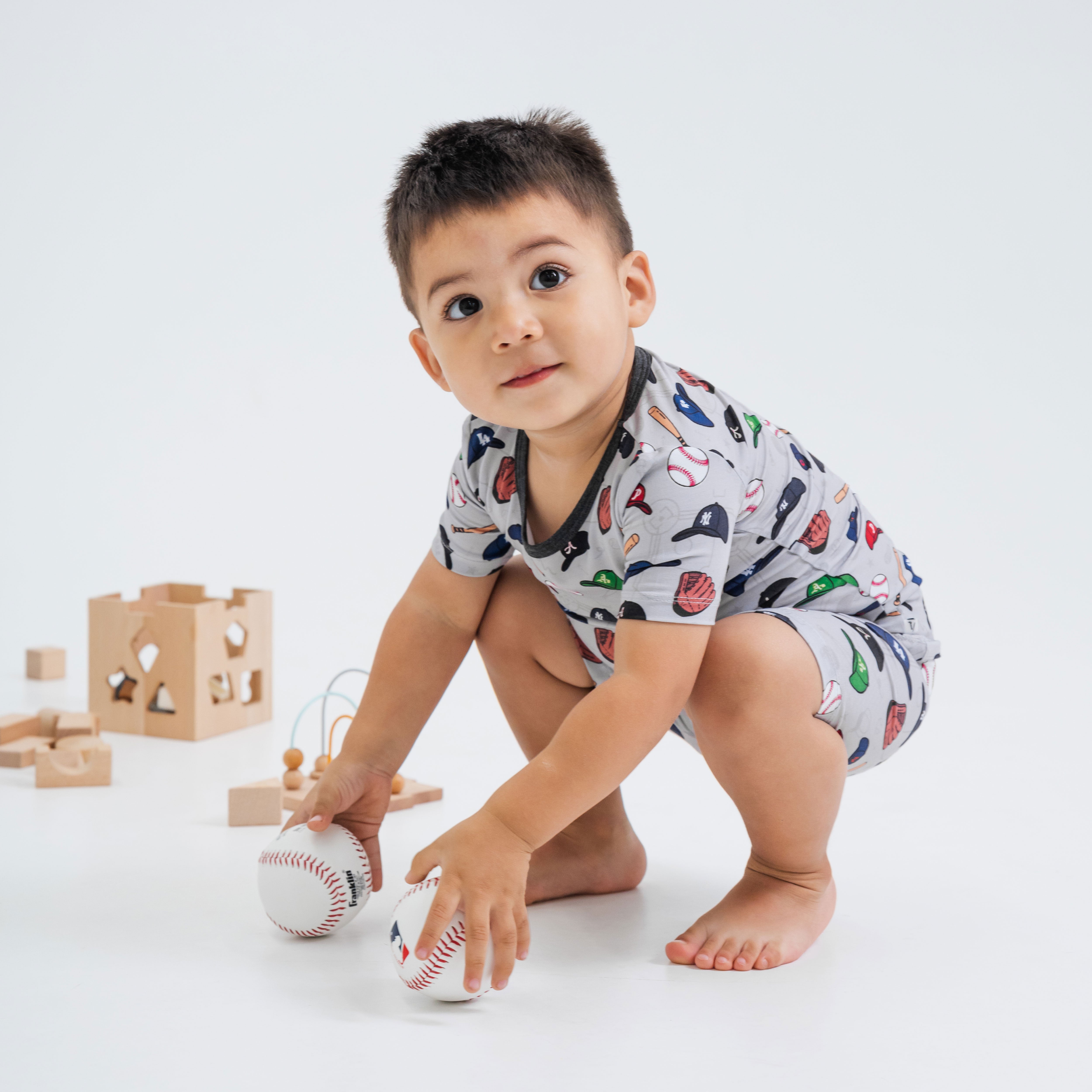 Major League Buddies Short Sleeve Pajamas