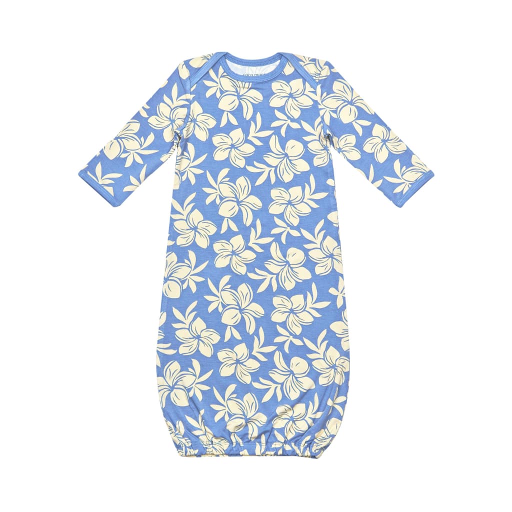 Plumeria Dreams Bamboo Layette Gown