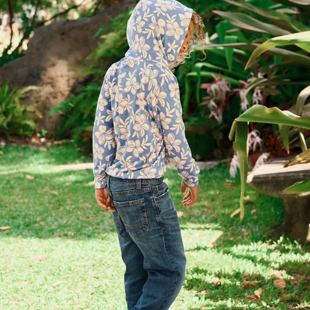 Plumeria Dreams Bamboo Hoodie