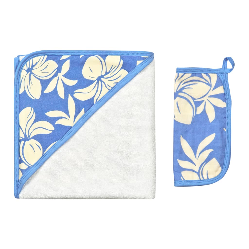 Plumeria Dreams Hooded Towel Set