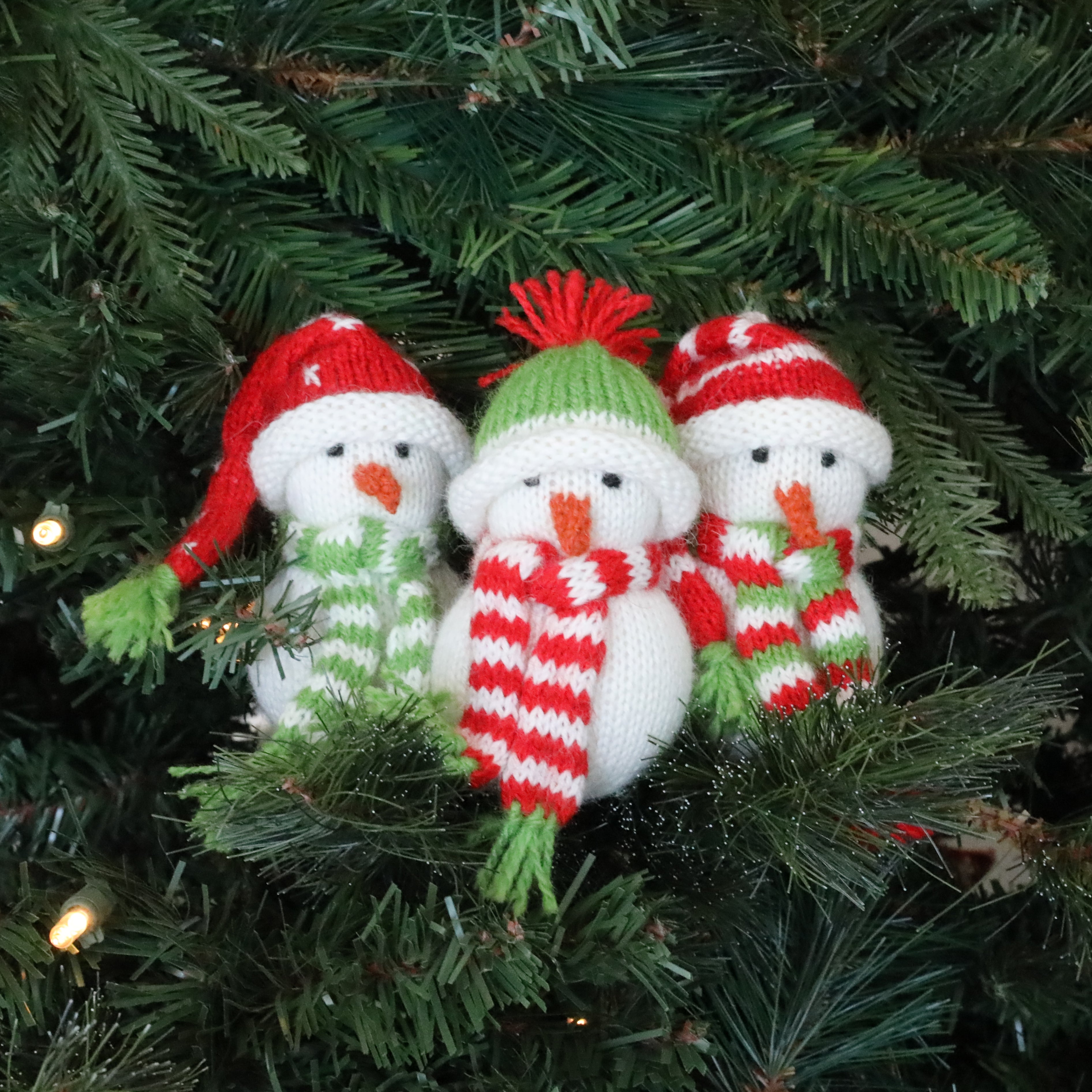 Snowmen Ornaments, Set Of 3