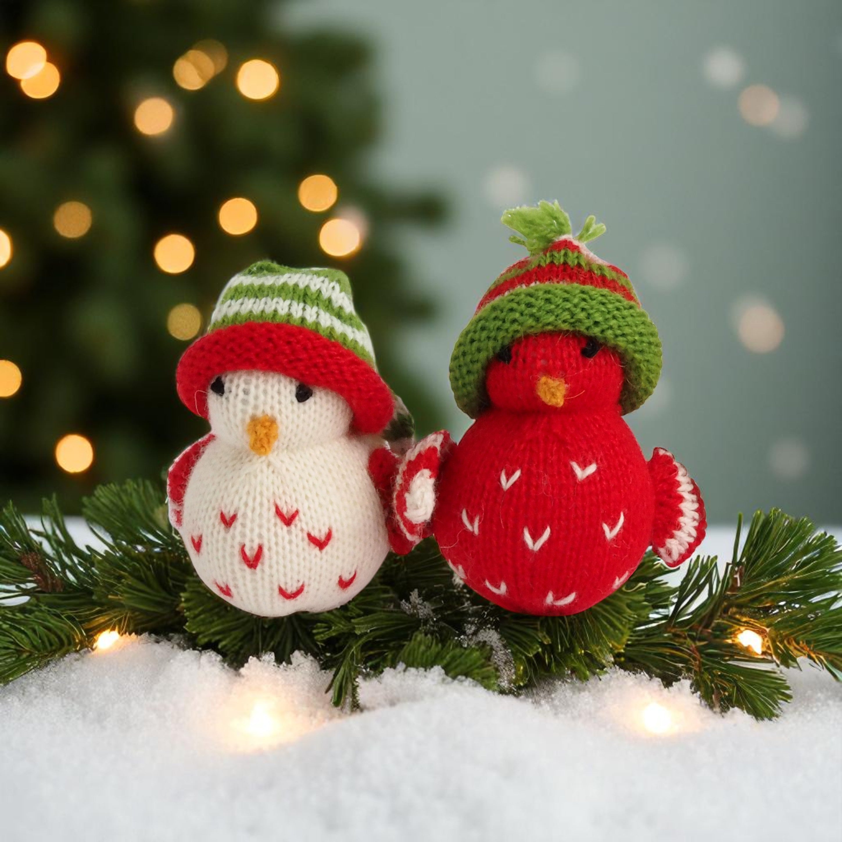 Winter Birds Ornaments