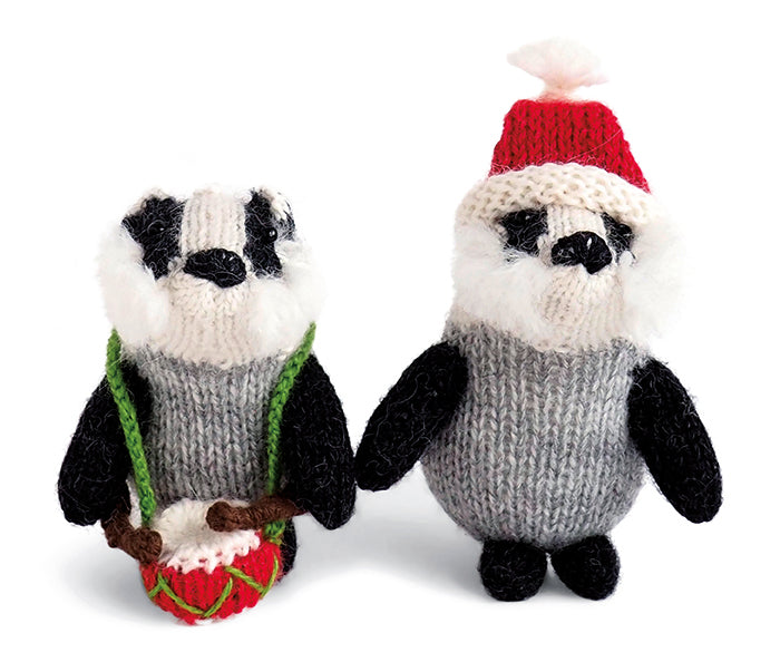 Badger Ornament- Set Of 2
