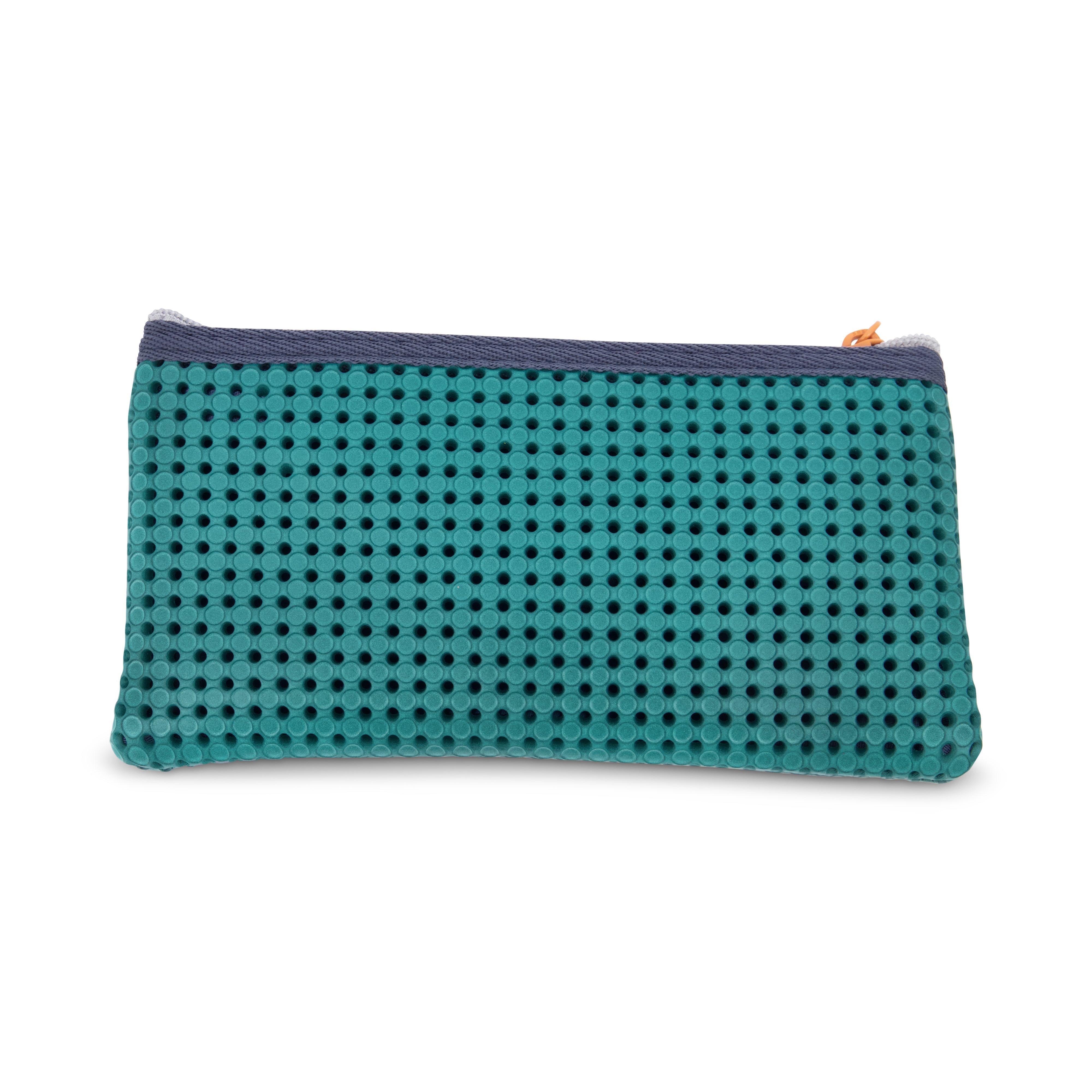 Flat Pencil Pouch Multi Green
