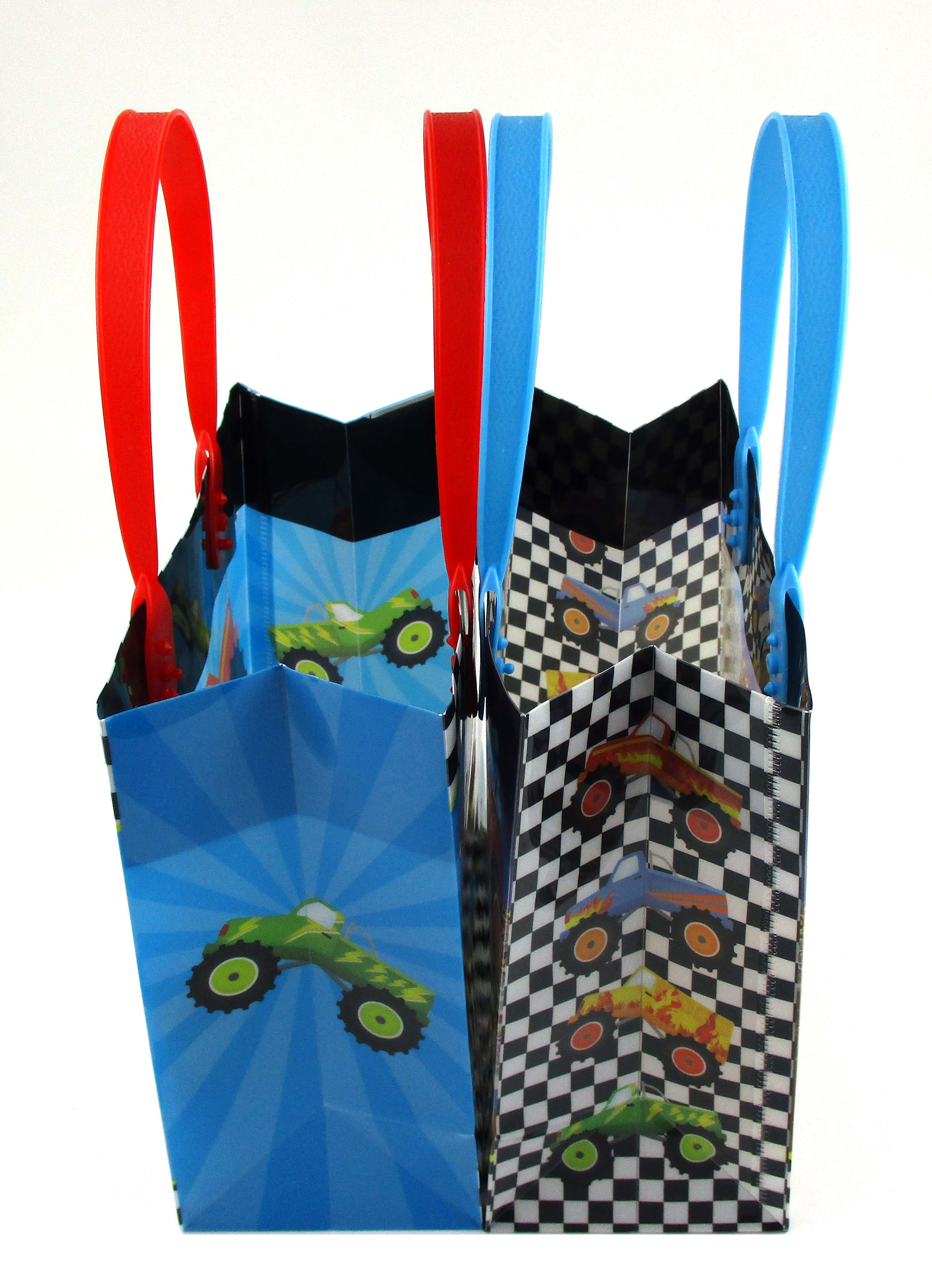 Monster Truck Themed Party Favor Bags Treat Bags - Set Of 6 Or 12