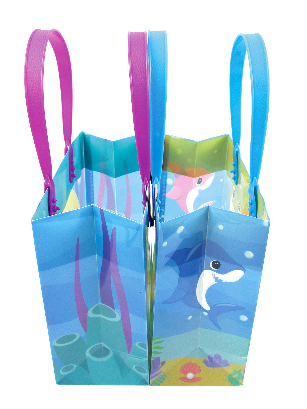 Shark Family Themed Party Favor Bags Treat Bags - Set Of 6 Or 12