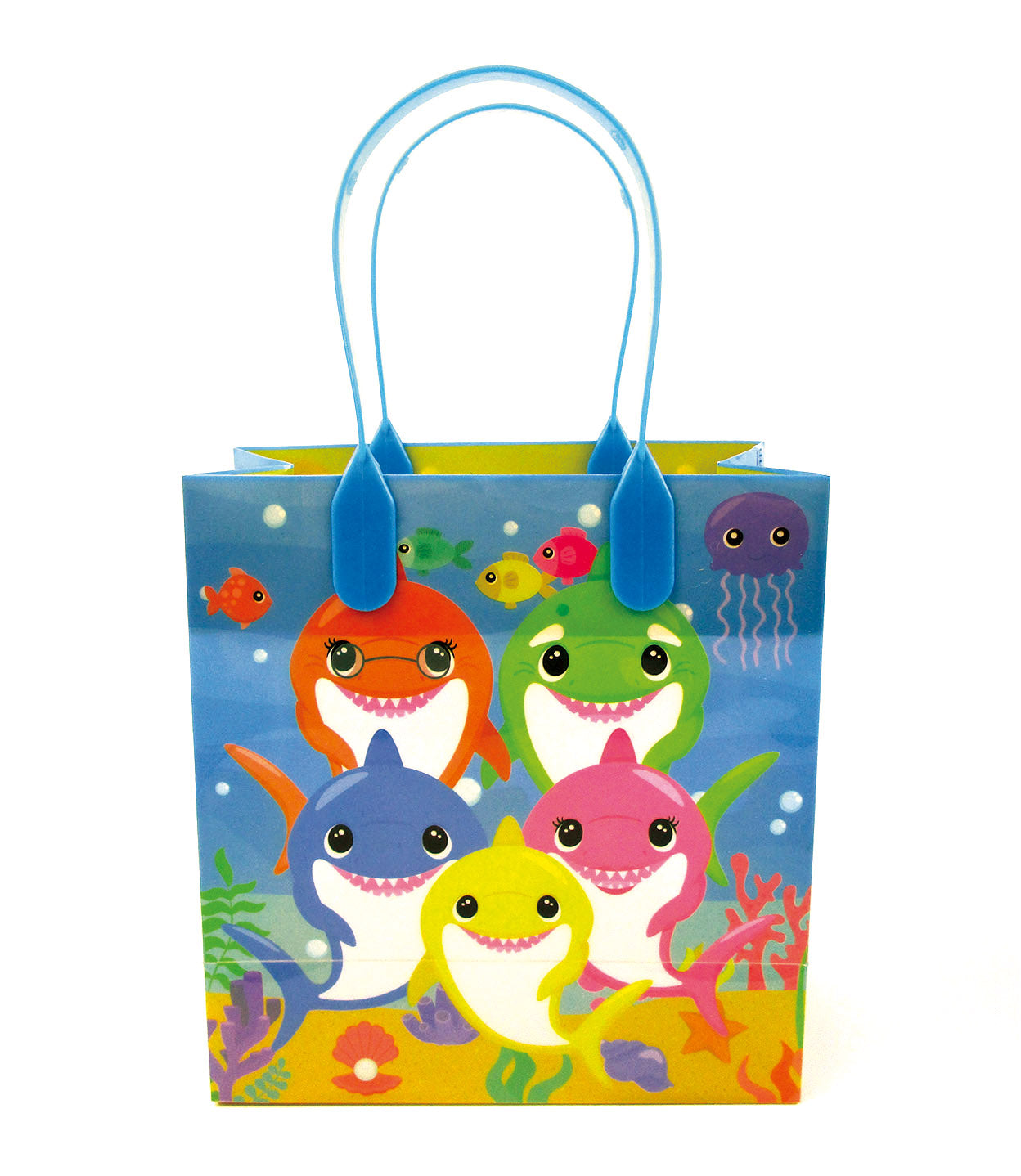 Shark Family Themed Party Favor Bags Treat Bags - Set Of 6 Or 12