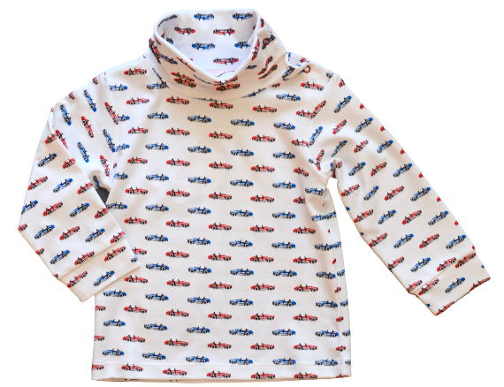 Red Cobra Car Turtleneck Shirt