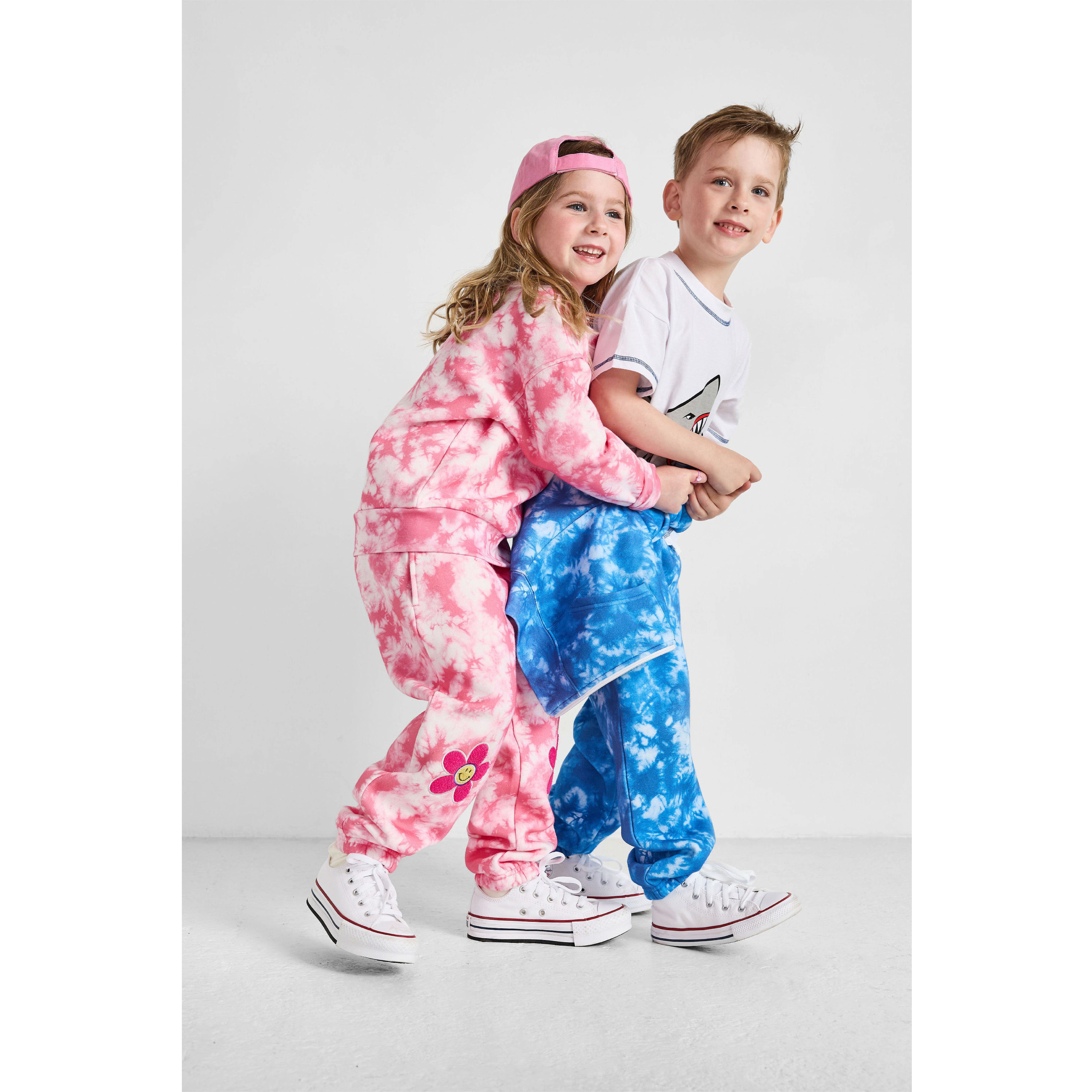 Smiley Tie-dye Joggers