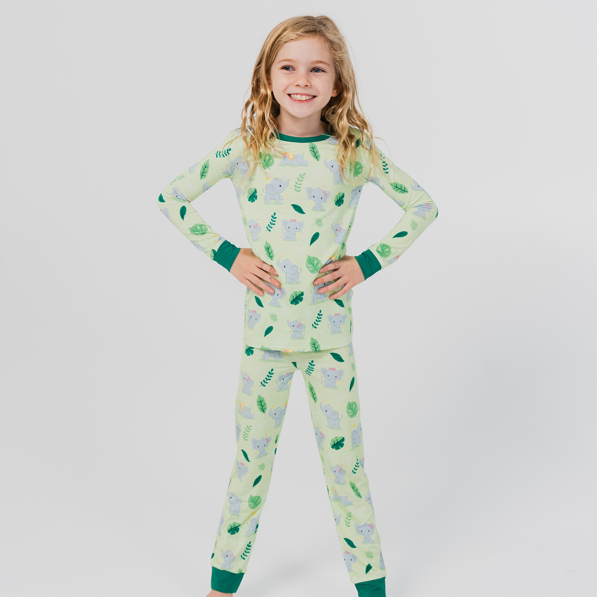 Playfully Strong Long Sleeve Pajamas