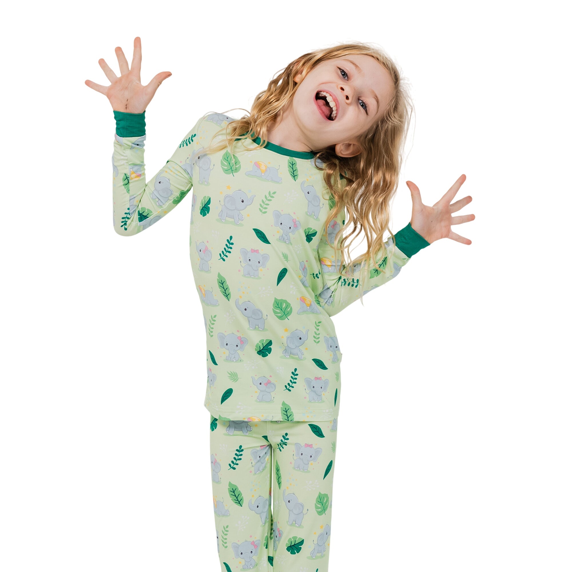 Playfully Strong Long Sleeve Pajamas