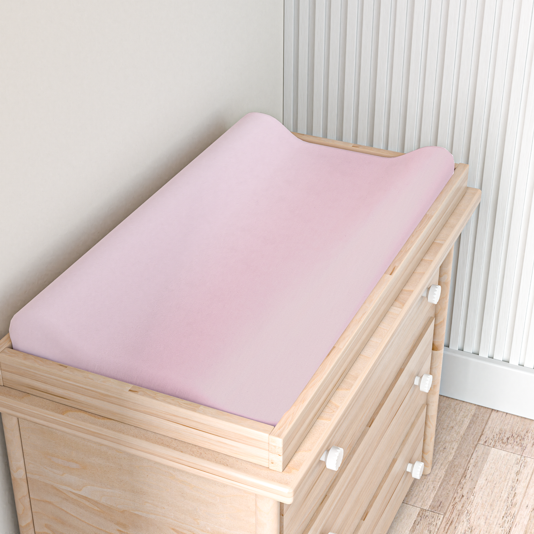 Bassinet Sheet / Changing Pad Cover - Light Pink