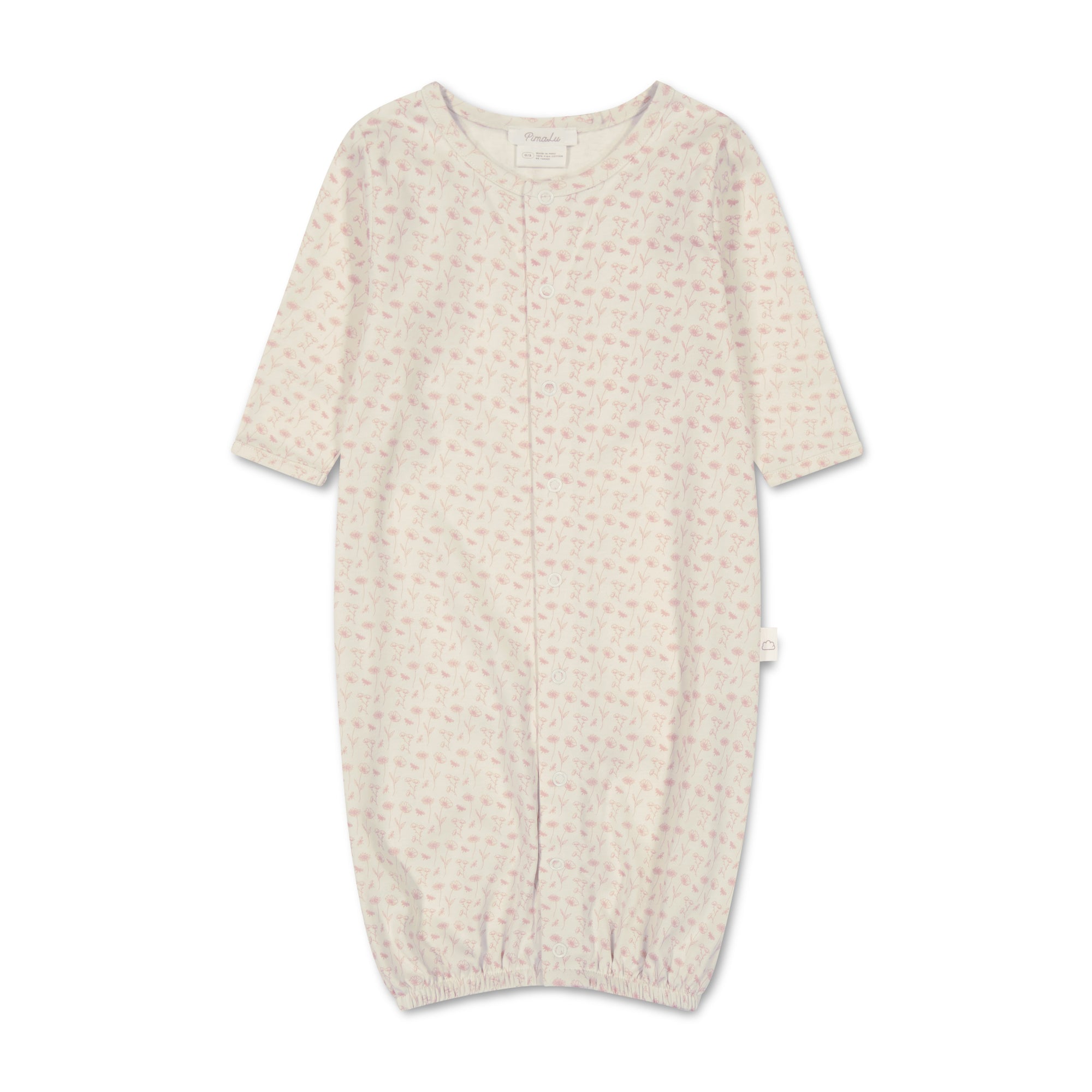 Converter Gown - Hand Drawn Flowers