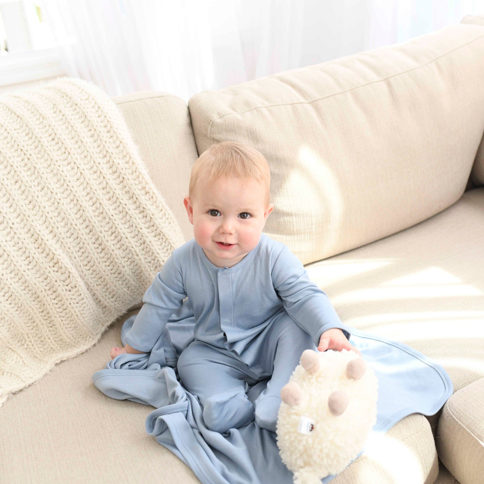 Footie - Slate Blue