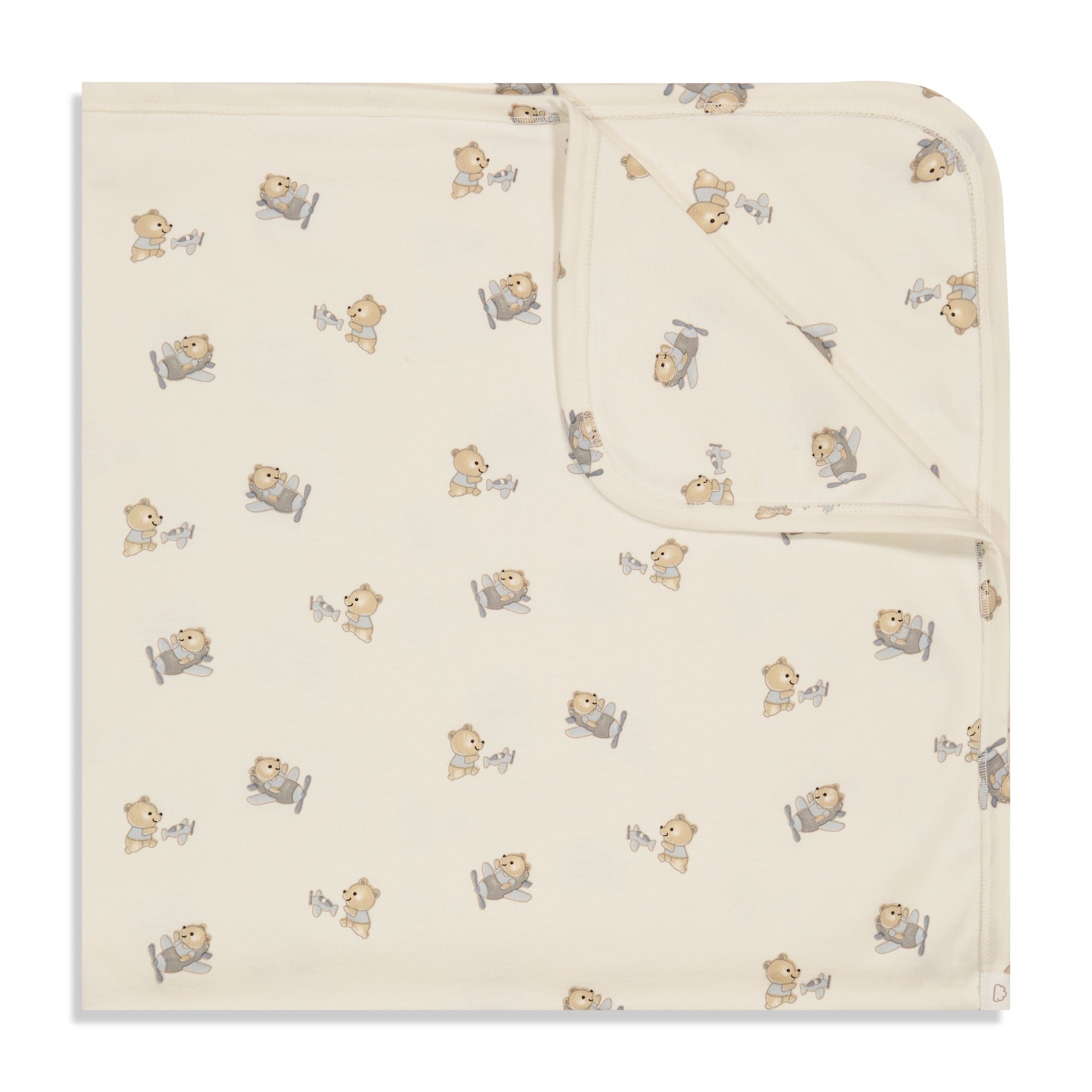 Receiving Blanket - Airplane Bears