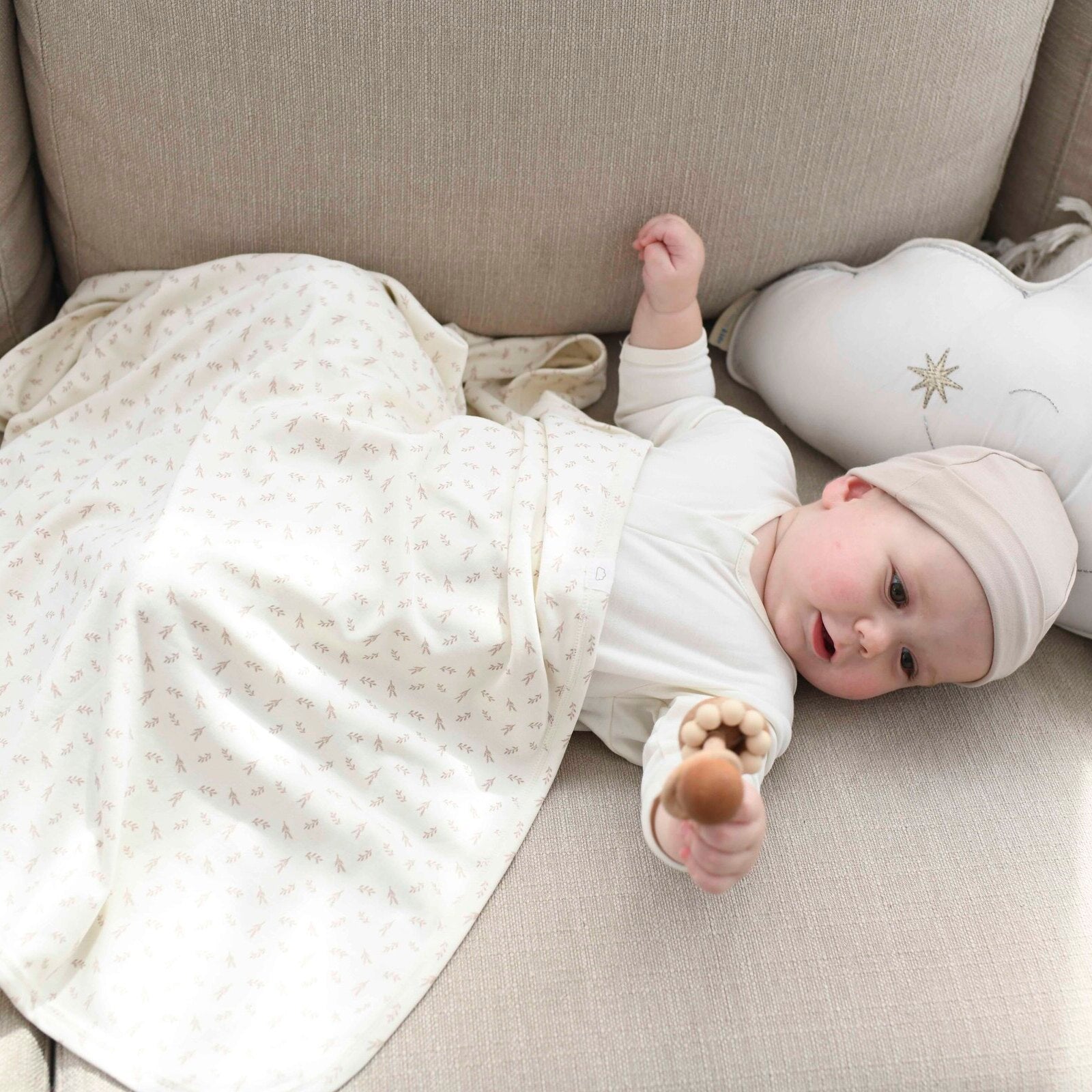 Receiving Blanket - Leaf Branch