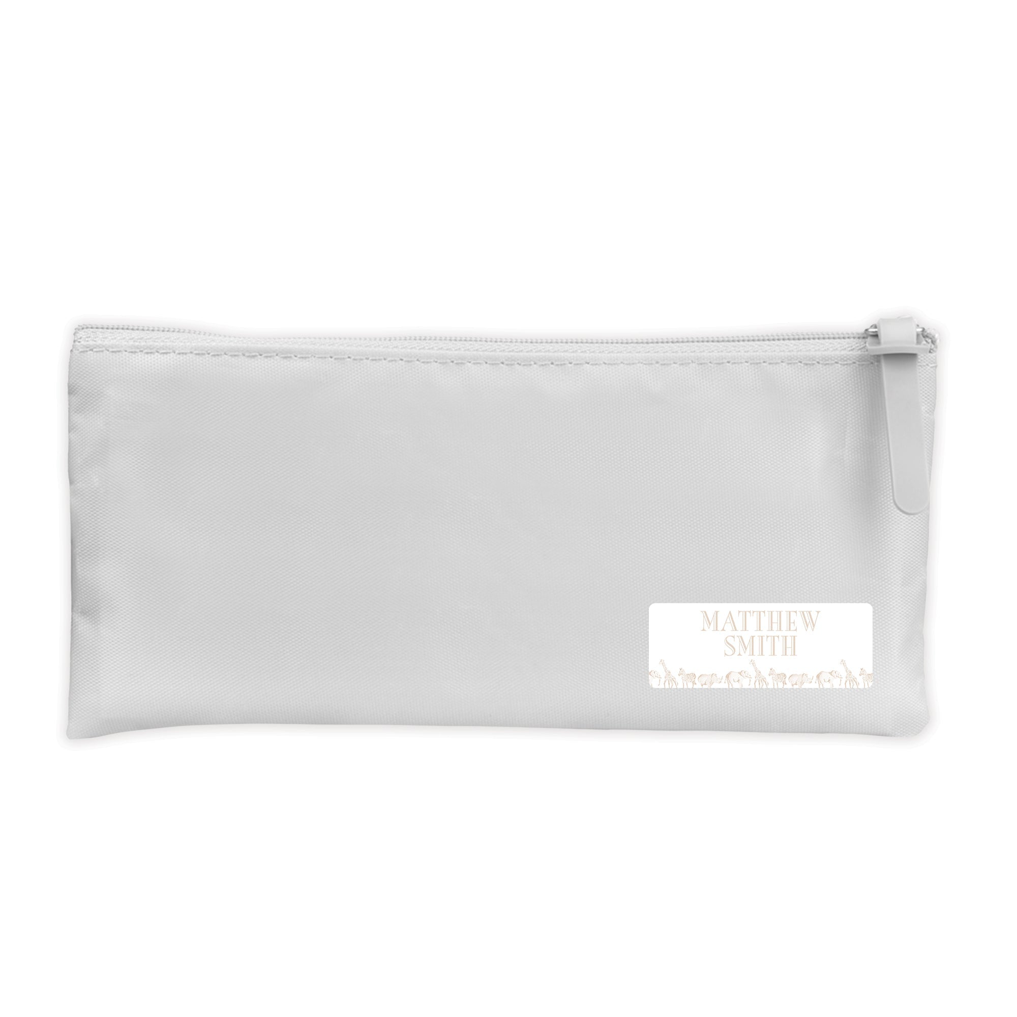 Taupe Safari Back To School Labels