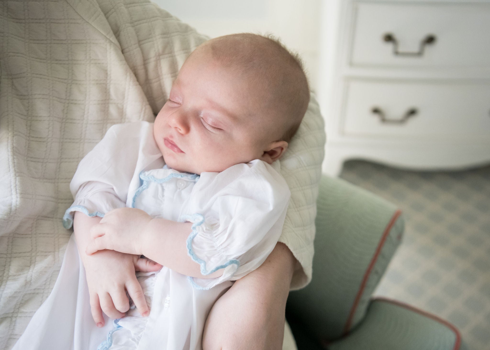 Baby Erin Heart Cotton Daygown