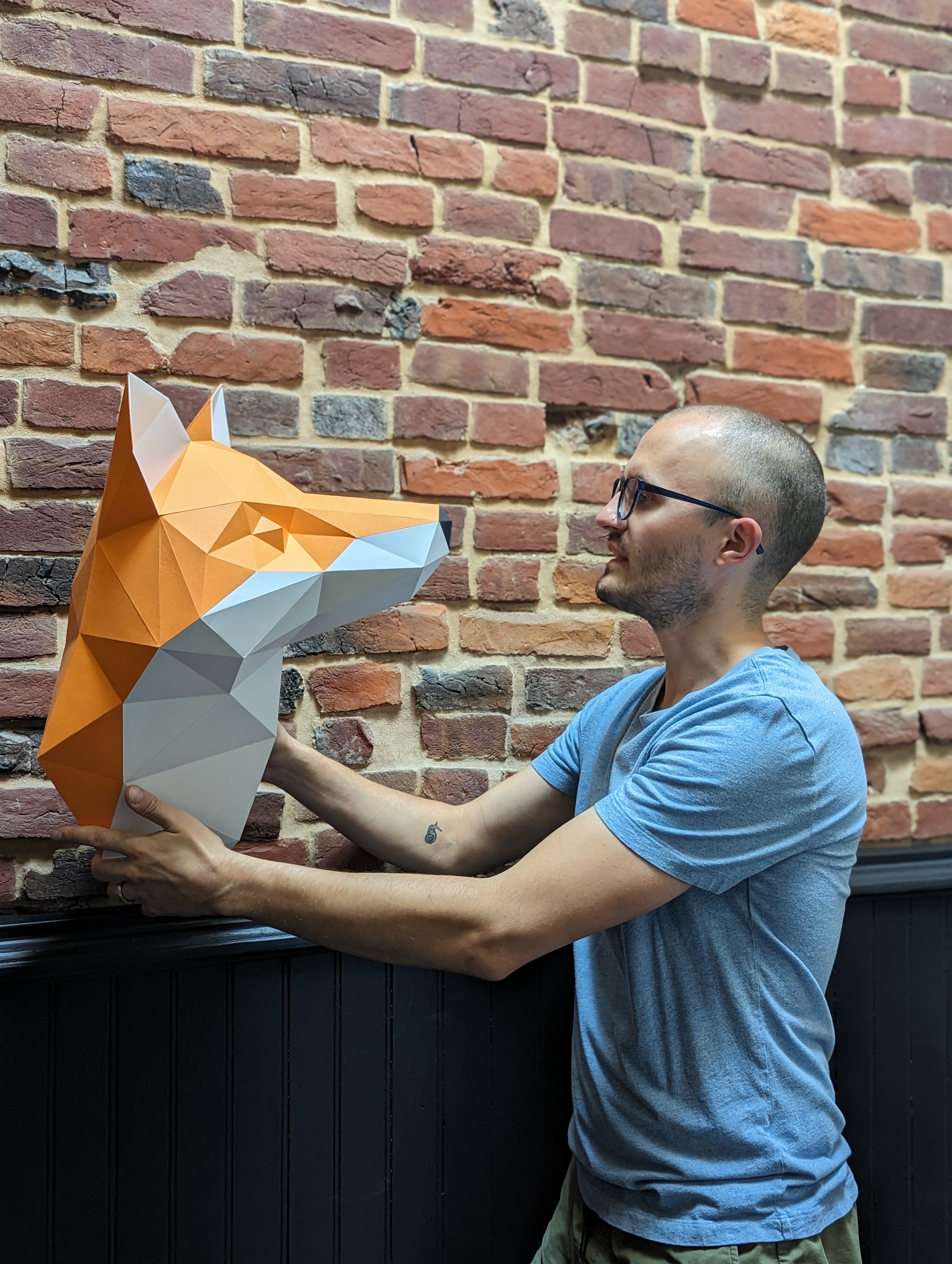Cecilia The Fox | Diy Paper Craft Animal Kit