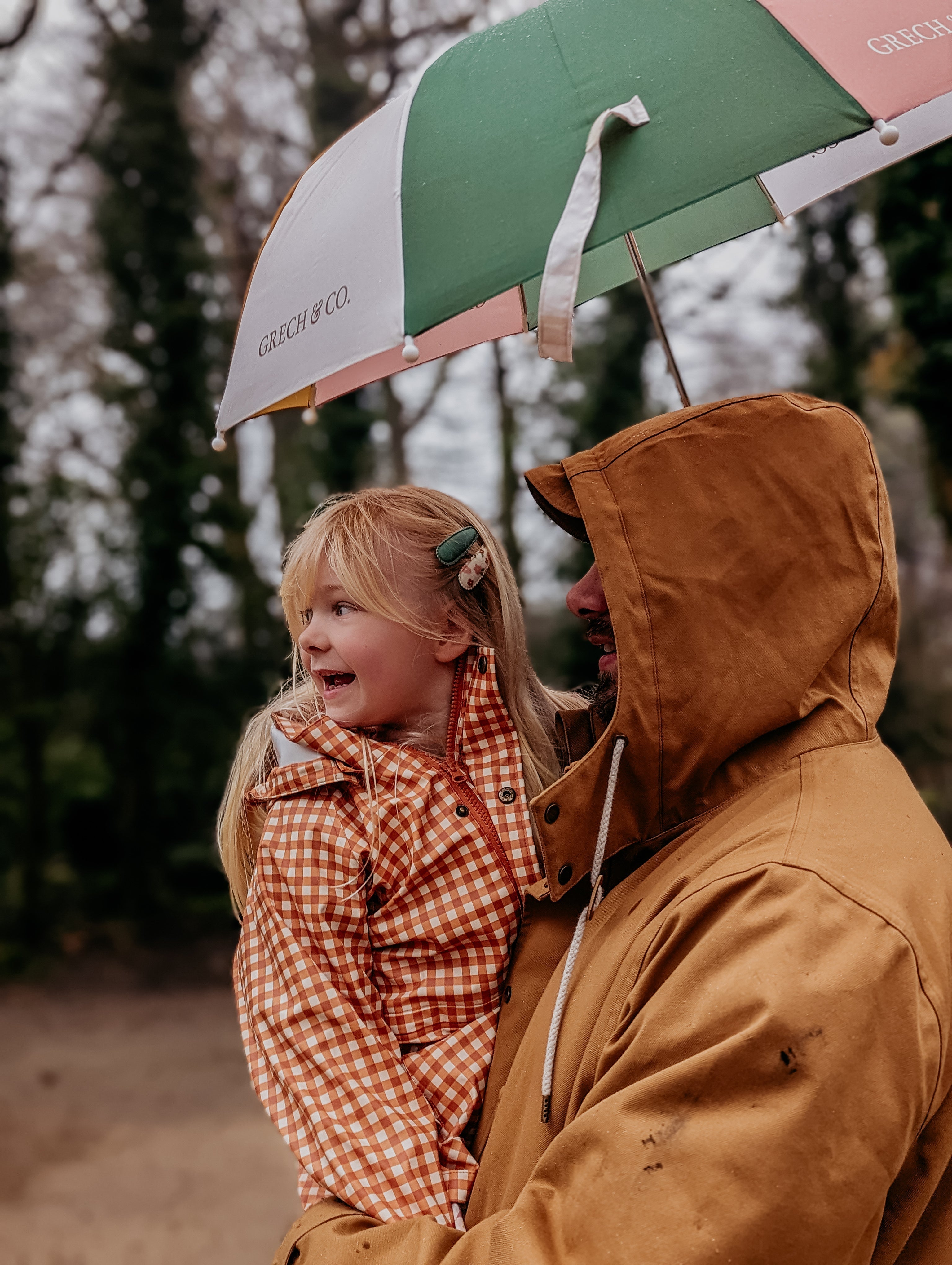 Cottage Snap Clips Set Of 3 | Organic | Scandi Floral + Buckwheat Plaid