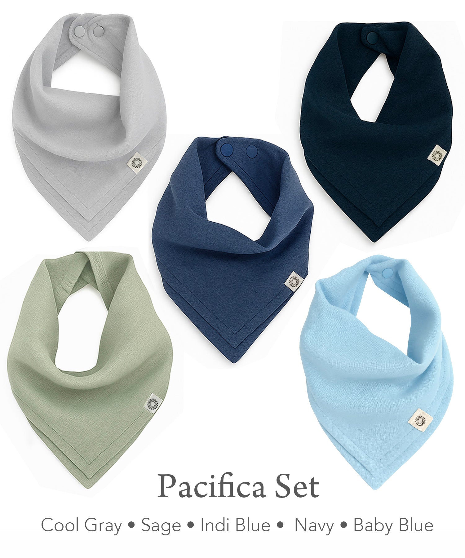 Organic Scarf Bib 5-pack