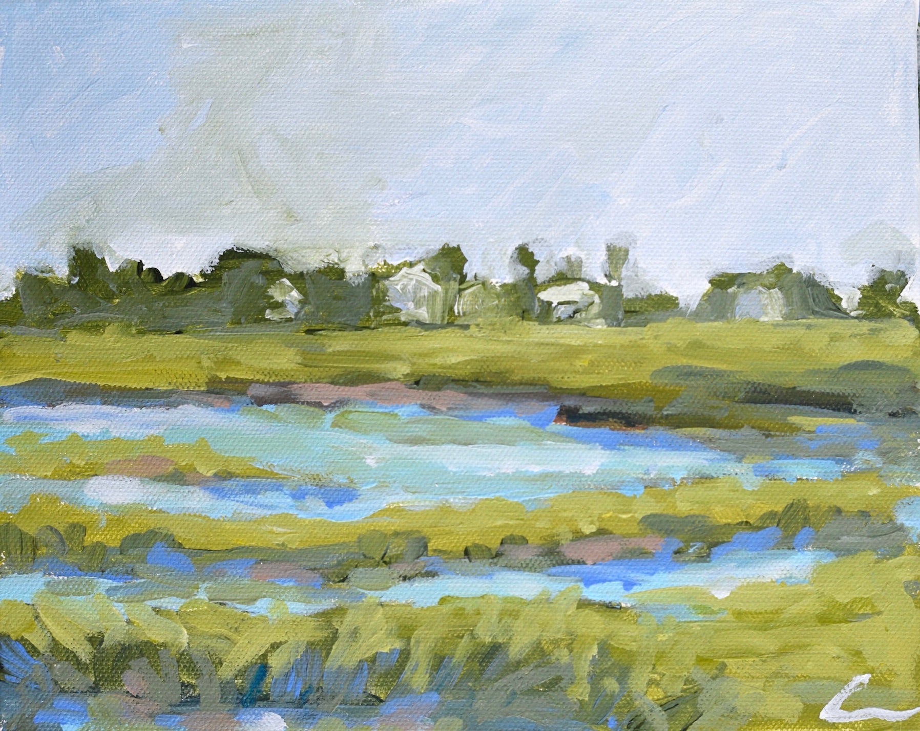 Painted From The Back Deck Print