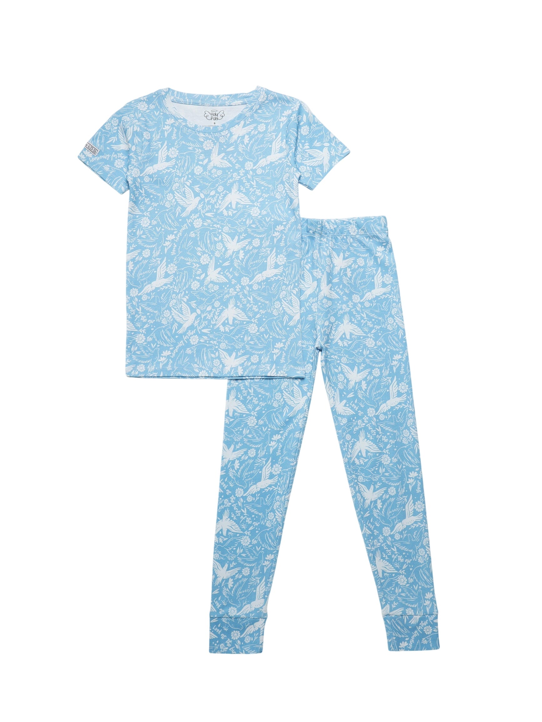 Birds Of The Air Short Sleeve Set Cotton