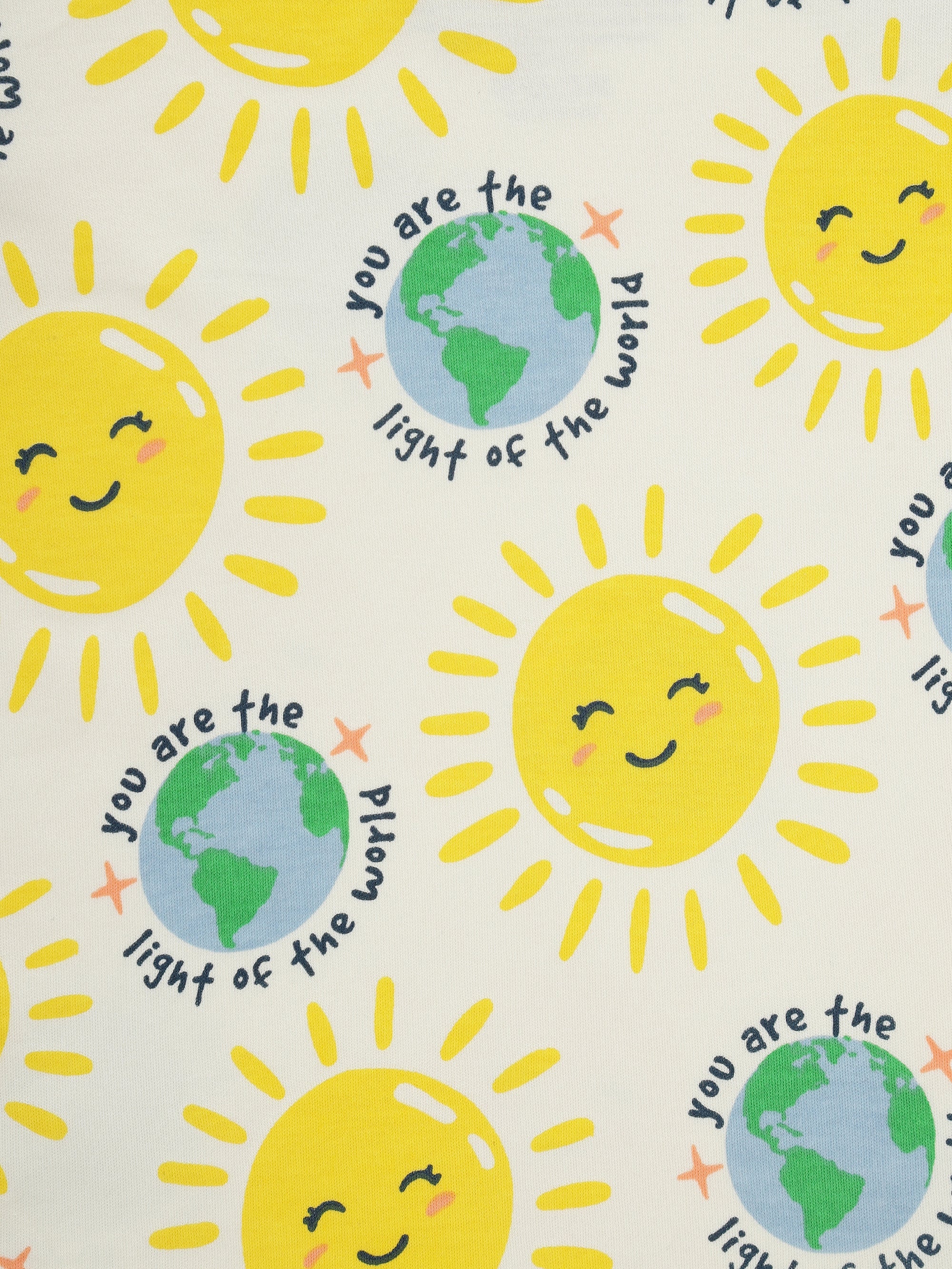 Light Of The World Short Sleeve Set Cotton