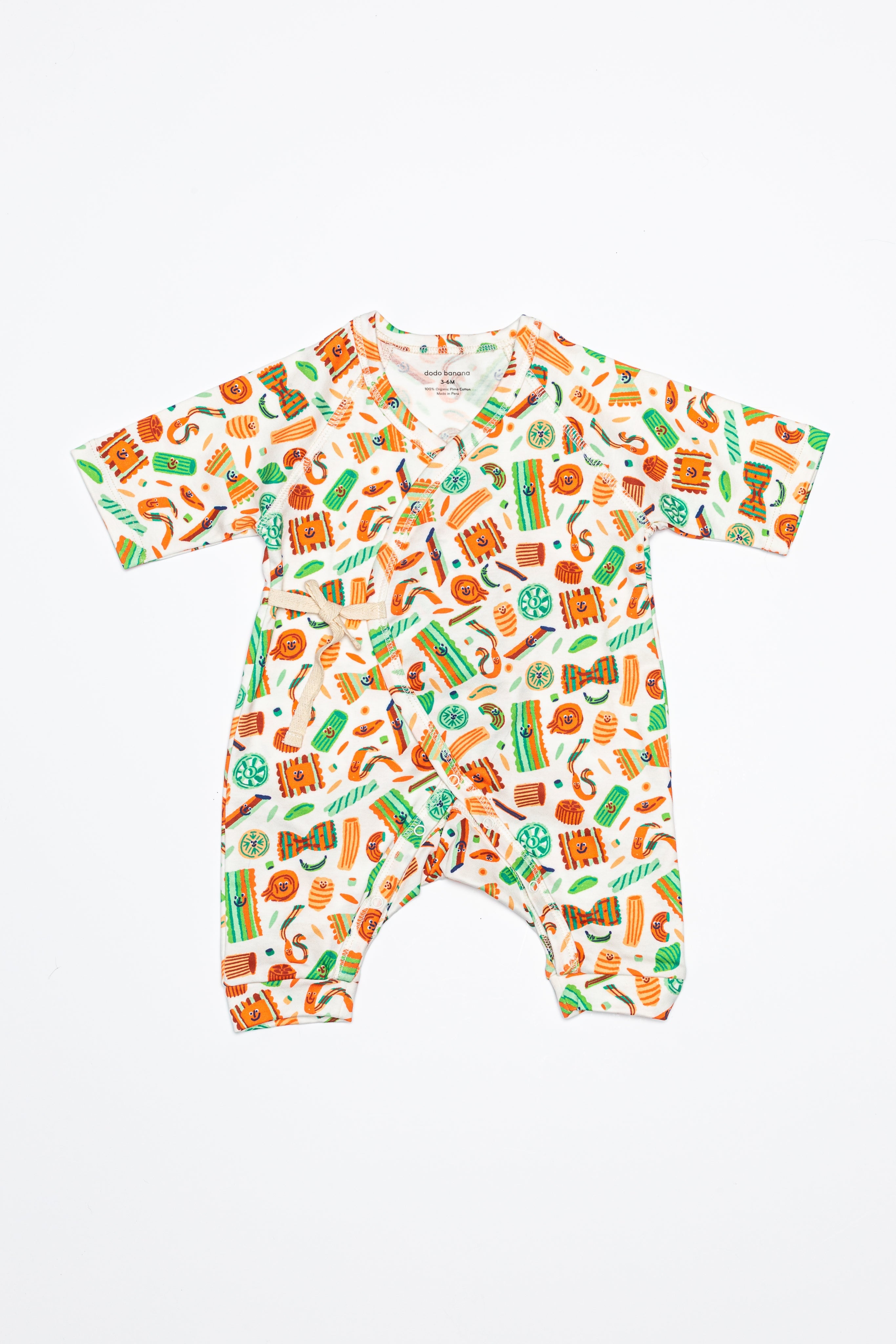 Pasta Festa Baby Kimono Onesie