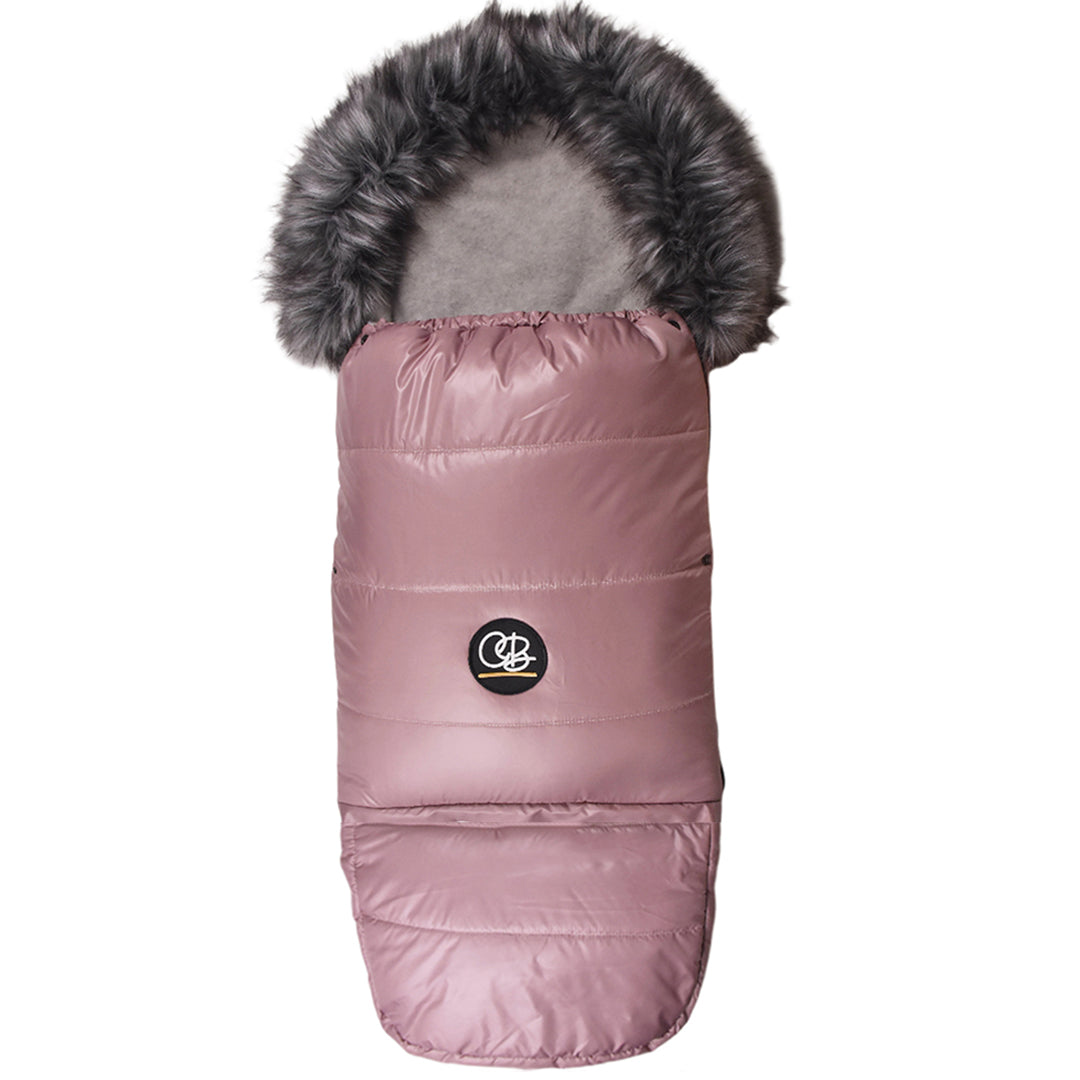 Pastel Pink Organic Premium Wool Adjustable Footmuff