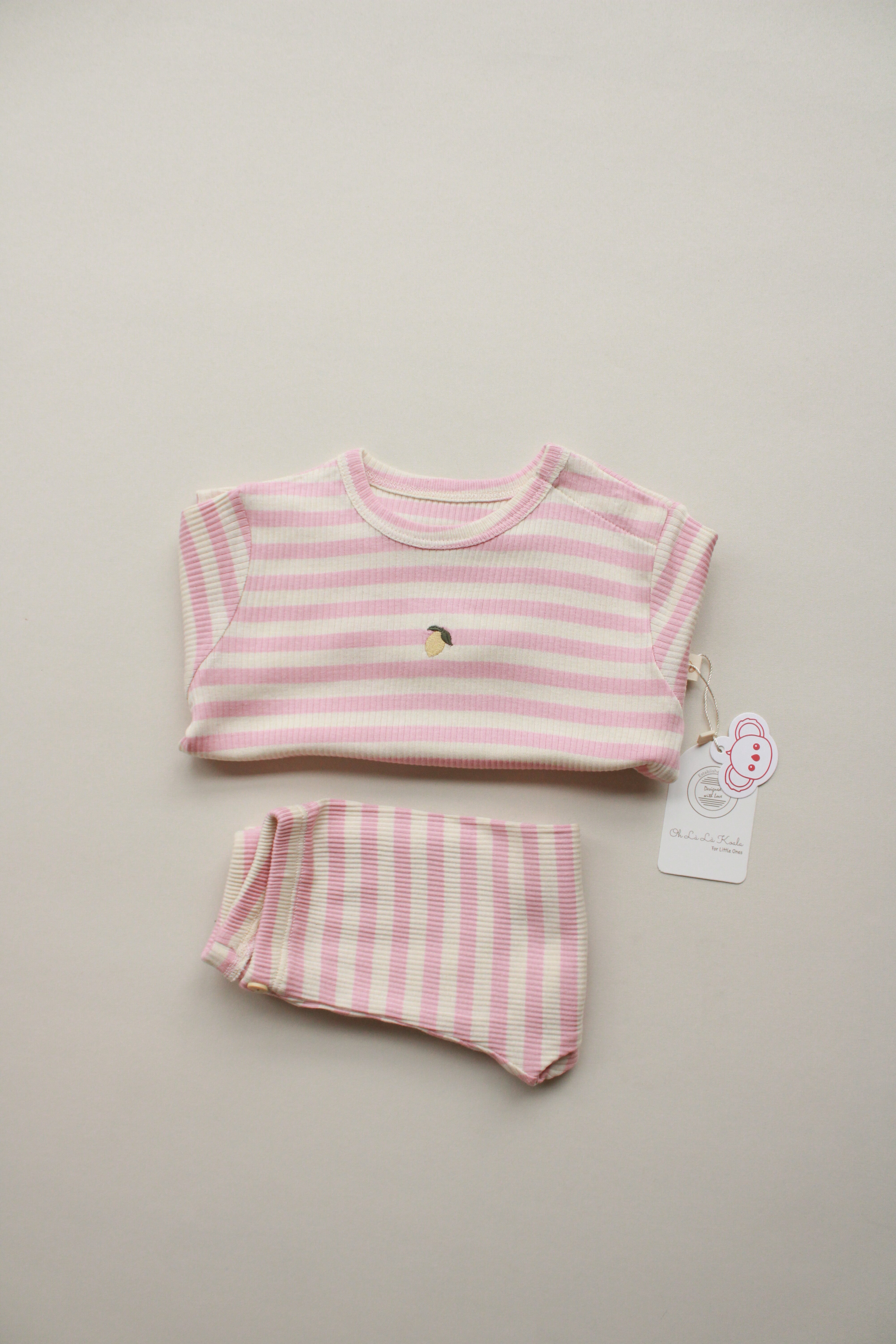 Pink Lemon Striped
