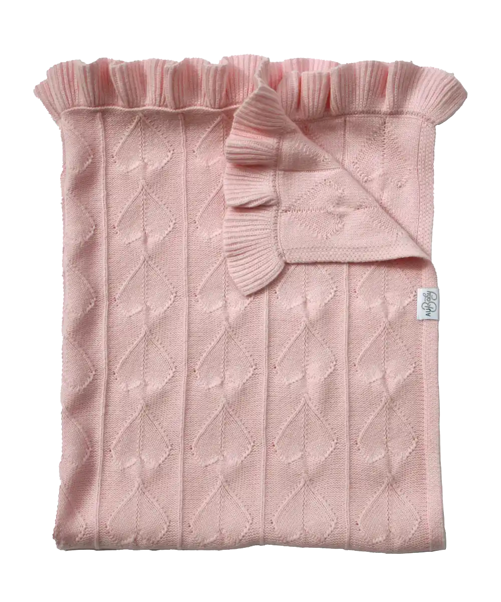 Cashmere Cloud Baby Blanket Gift Set - Peony