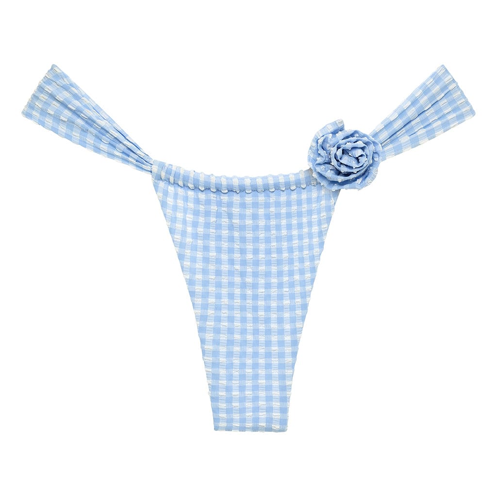 Peri Micro Gingham Sandra Bikini Bottom